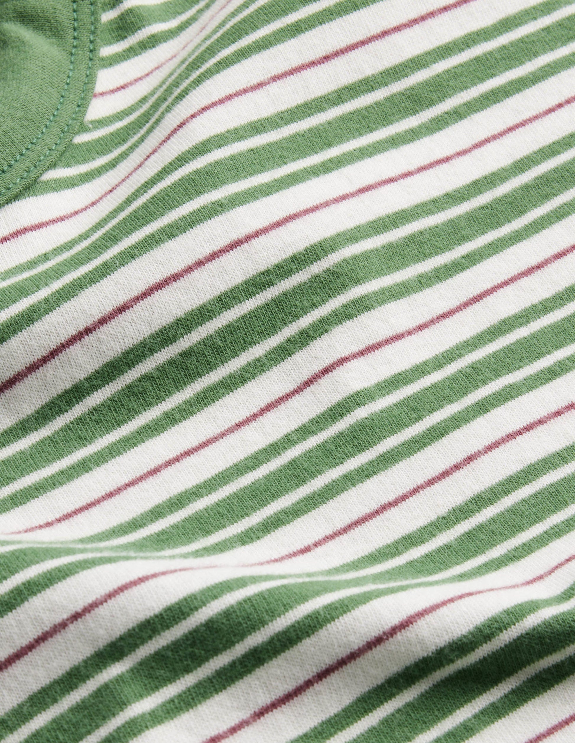 Slim Fit Classic T-Shirt-Safari Green/Aster Purple-6