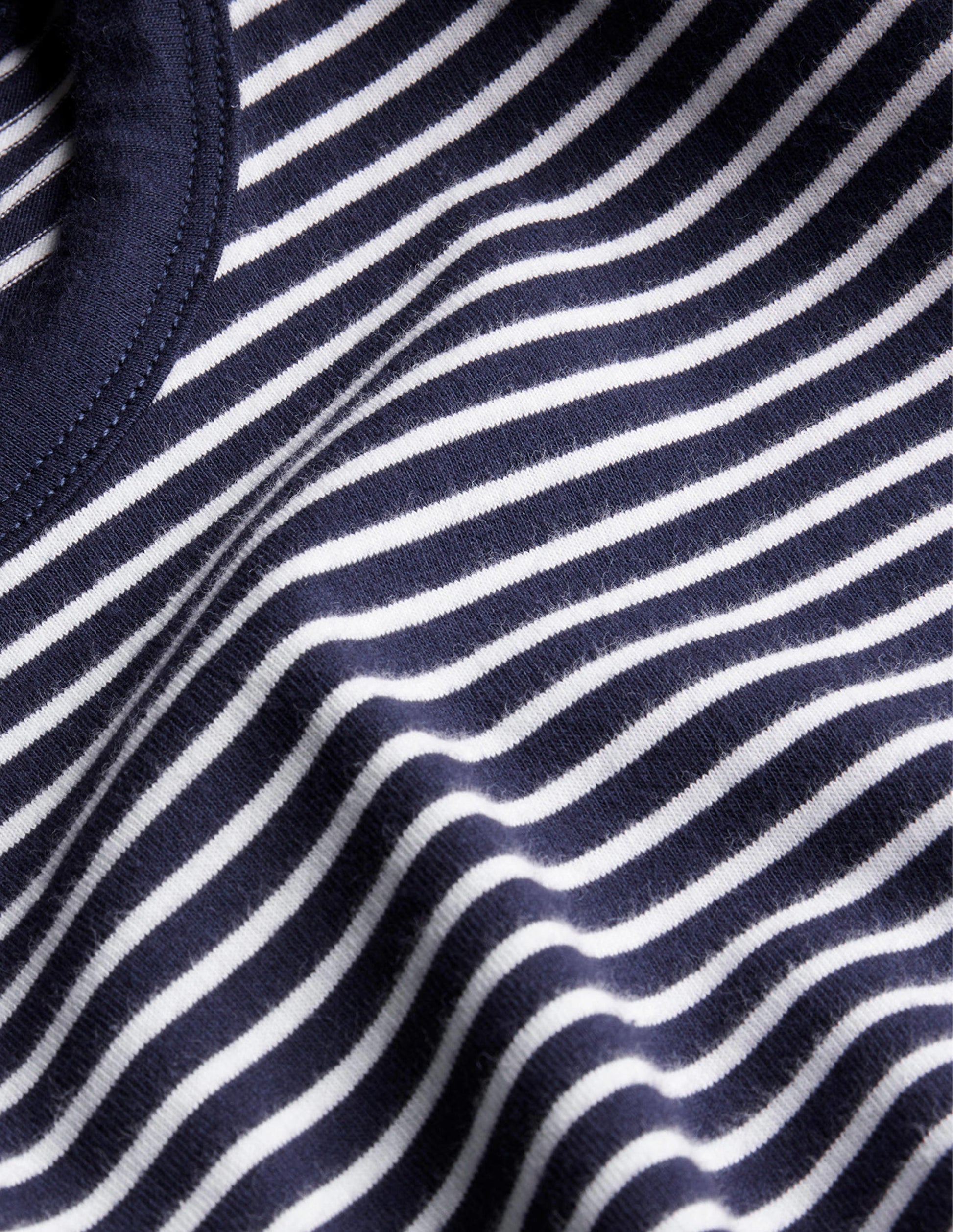 Slim Fit Classic T-Shirt-Navy/Ivory-6