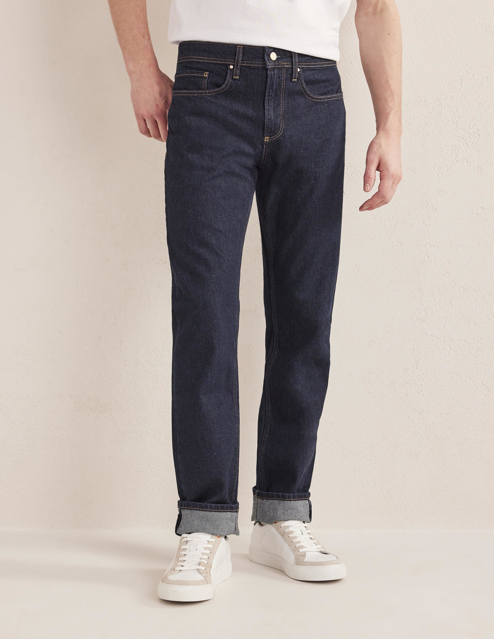 Straight Fit Jean-Dark Rinse - Image 4