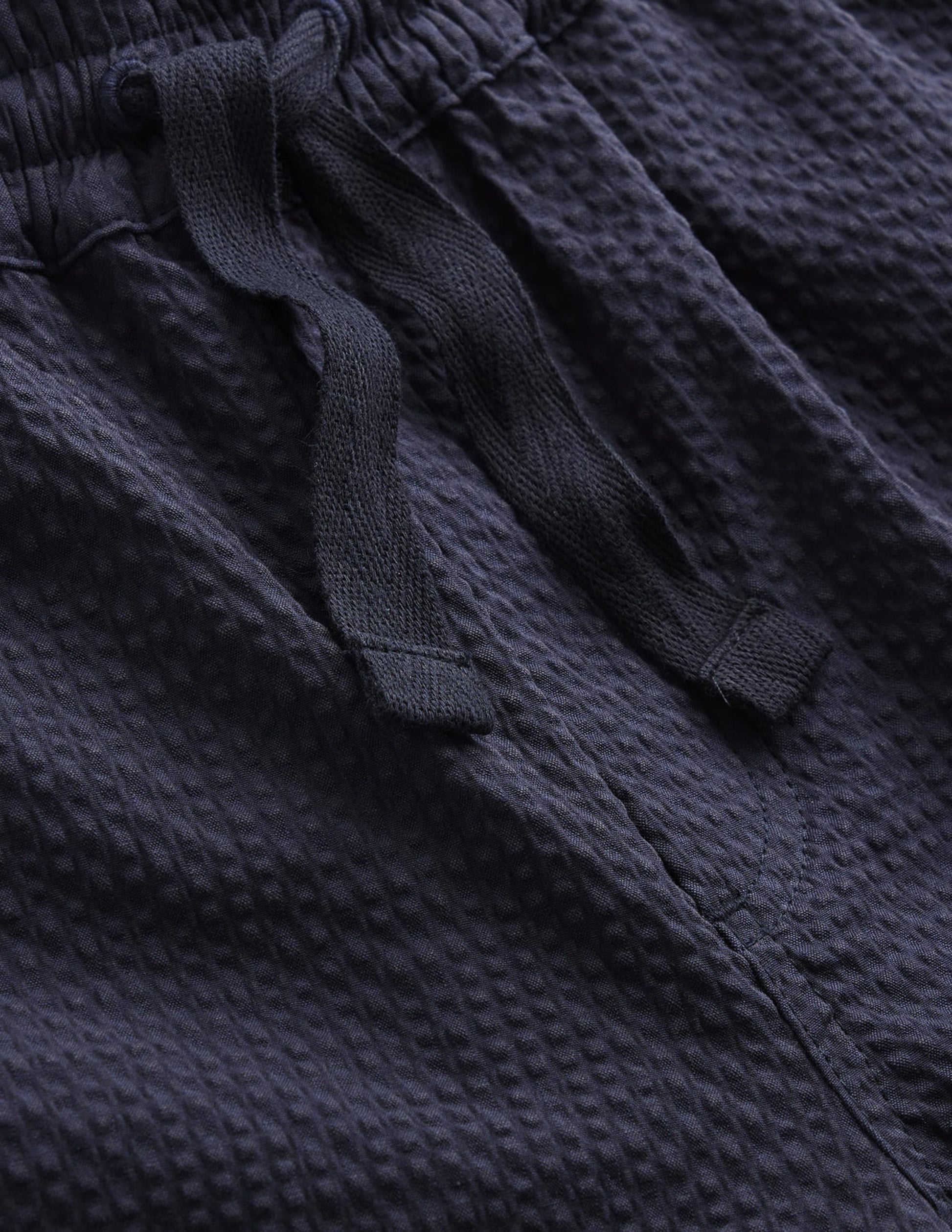 Patterned Shorts-Navy-6