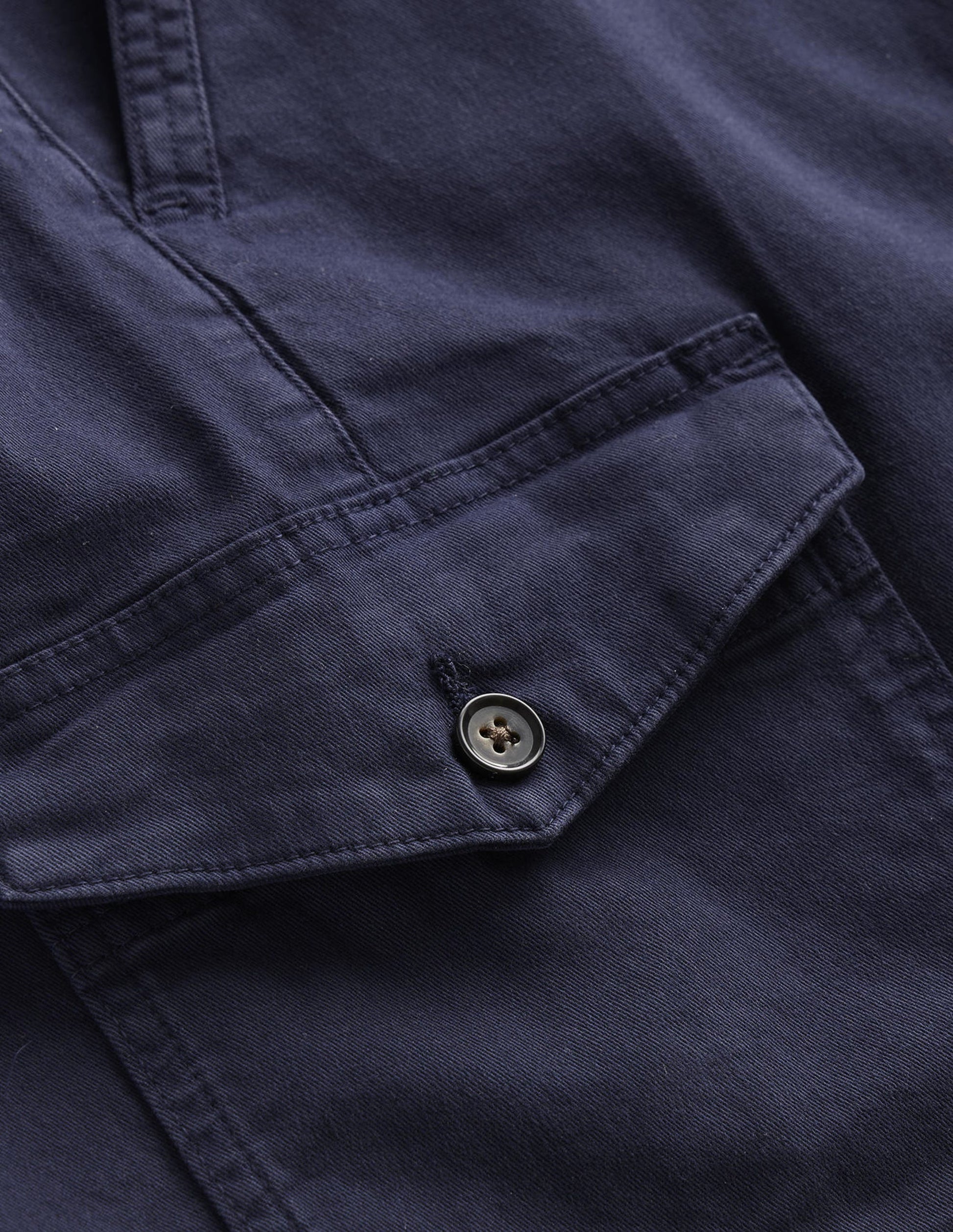 Garment Dye Cargo Shorts-French Navy-6