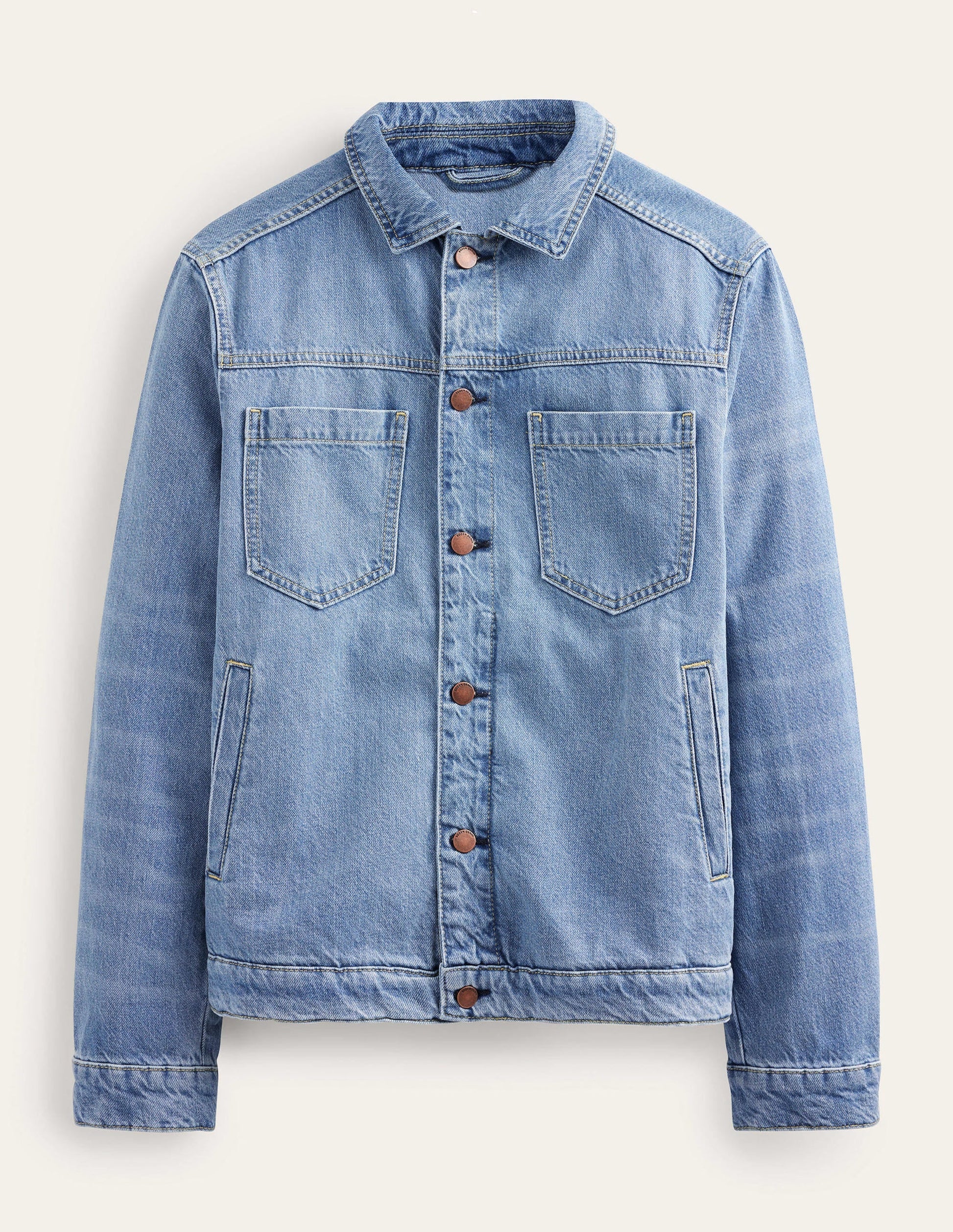 Denim Trucker-Mid Wash-5