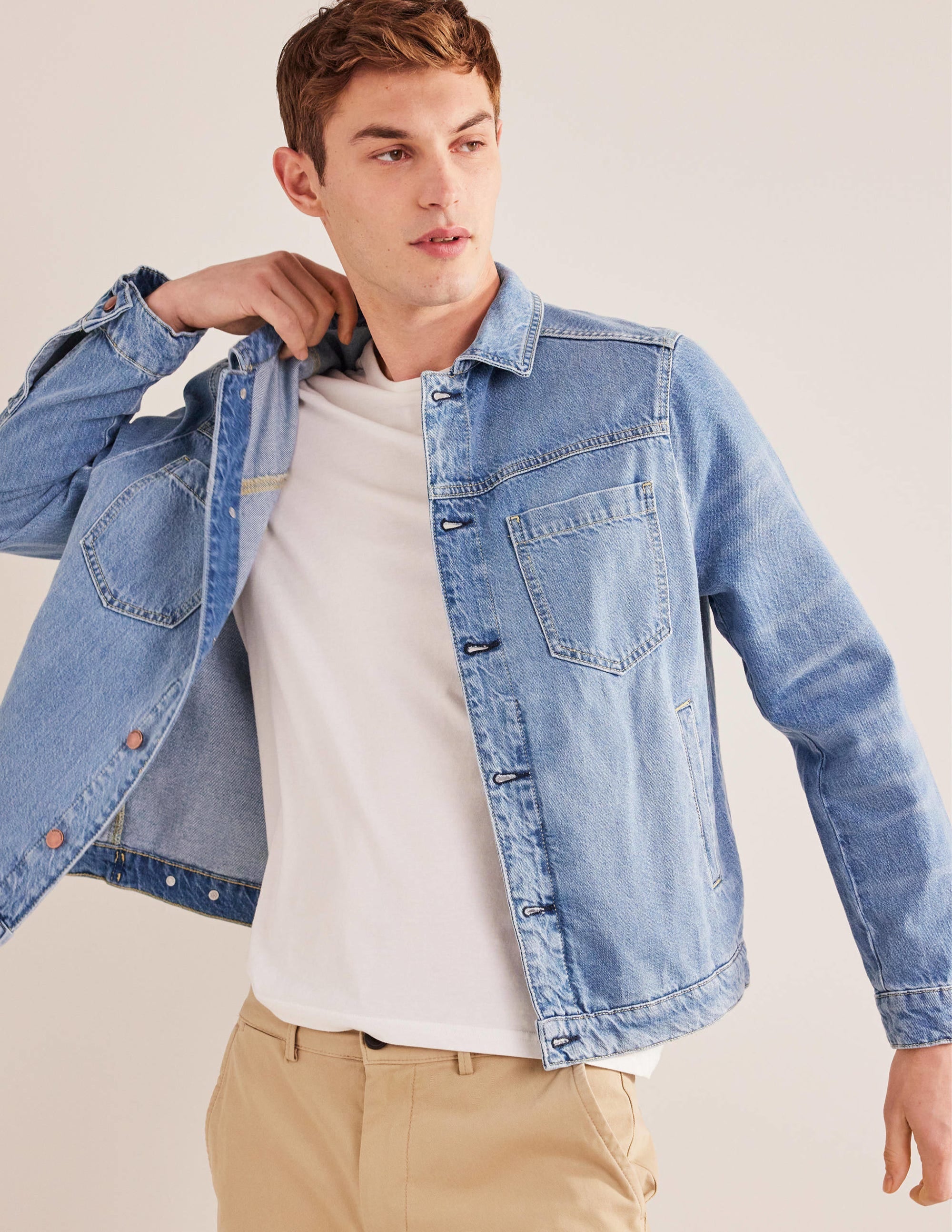 Denim Trucker-Mid Wash - Image 1