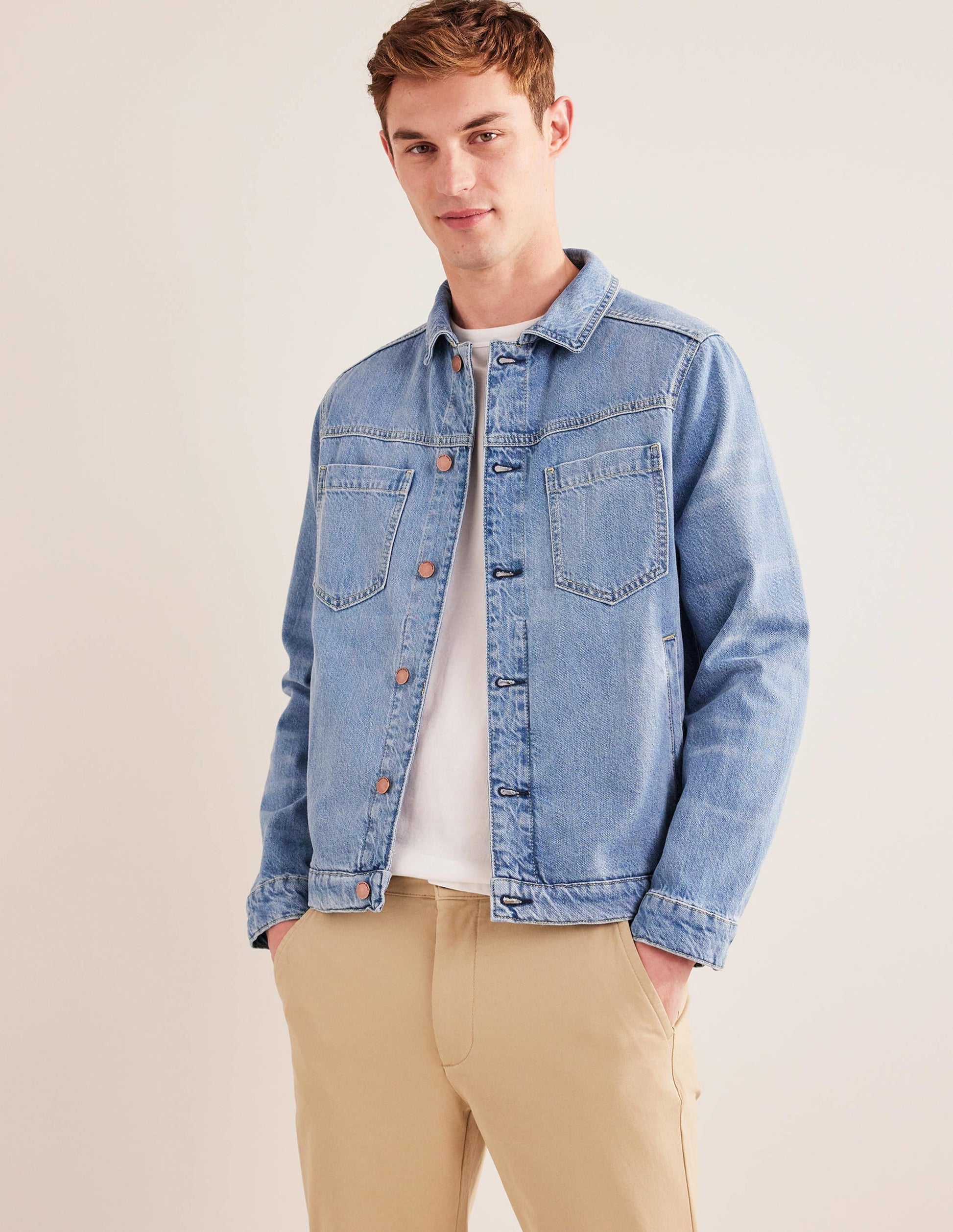 Denim Trucker-Mid Wash-2