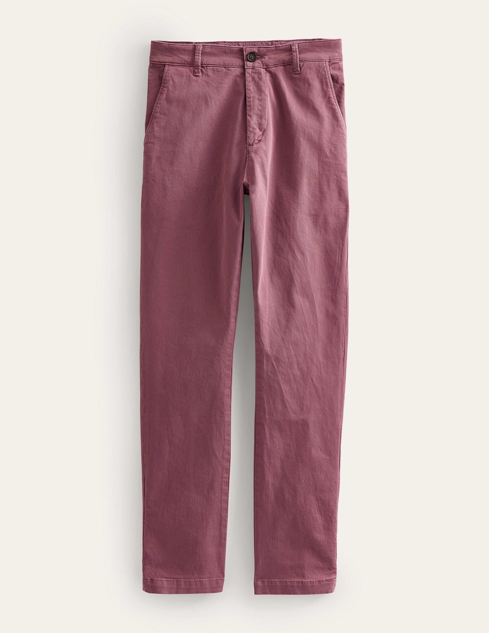 Laundered Chino Trousers-Renaissance Rose - Image 1