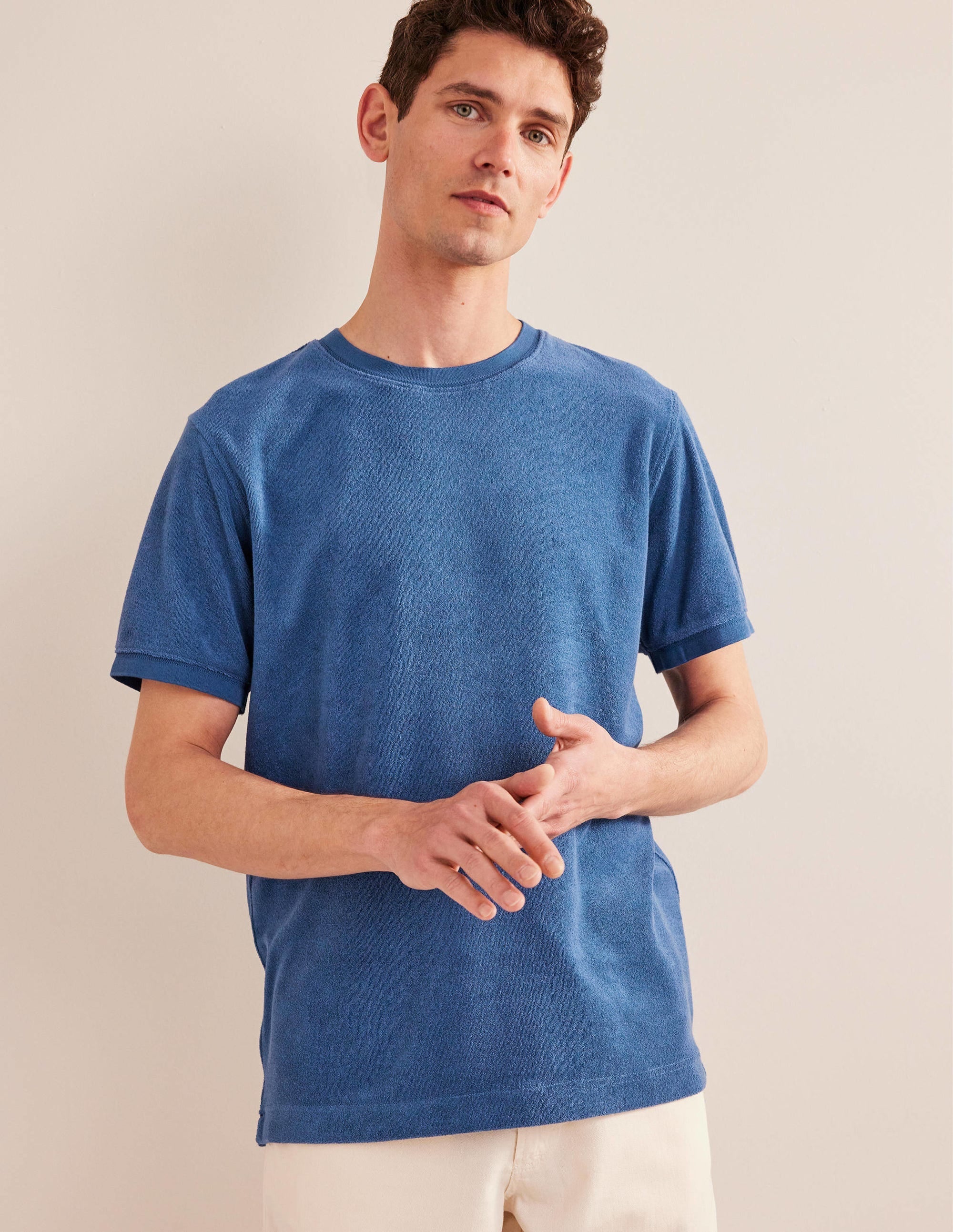 Terry T-shirt-True Navy - Image 1