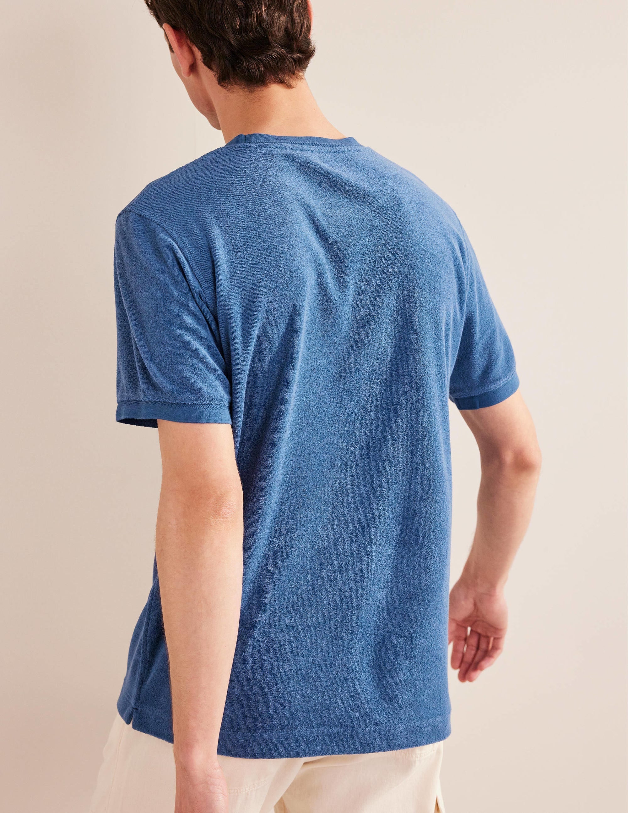 Terry T-shirt-True Navy - Image 3