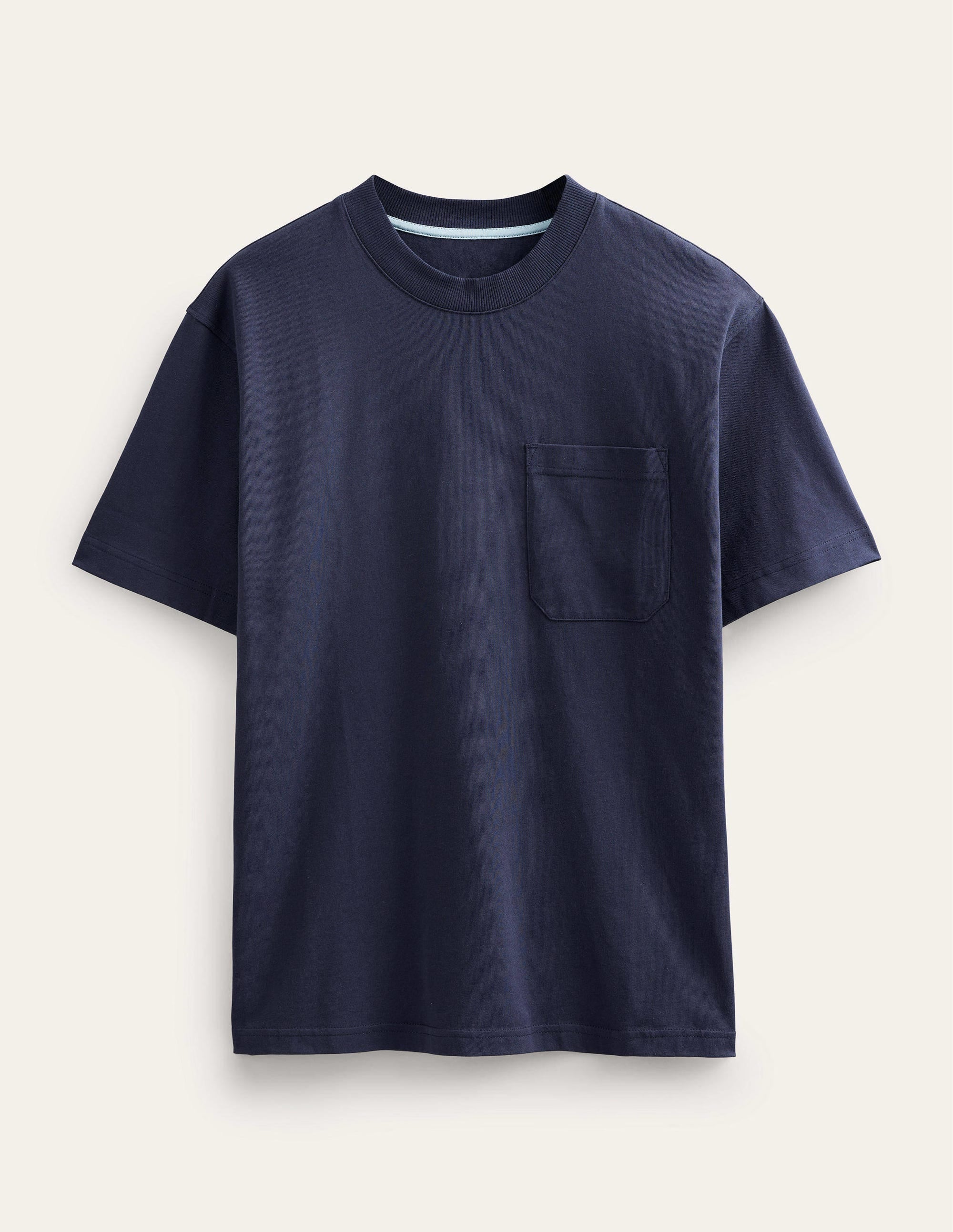 Relaxed Short Sleeve T-shirt-Navy - Image 5