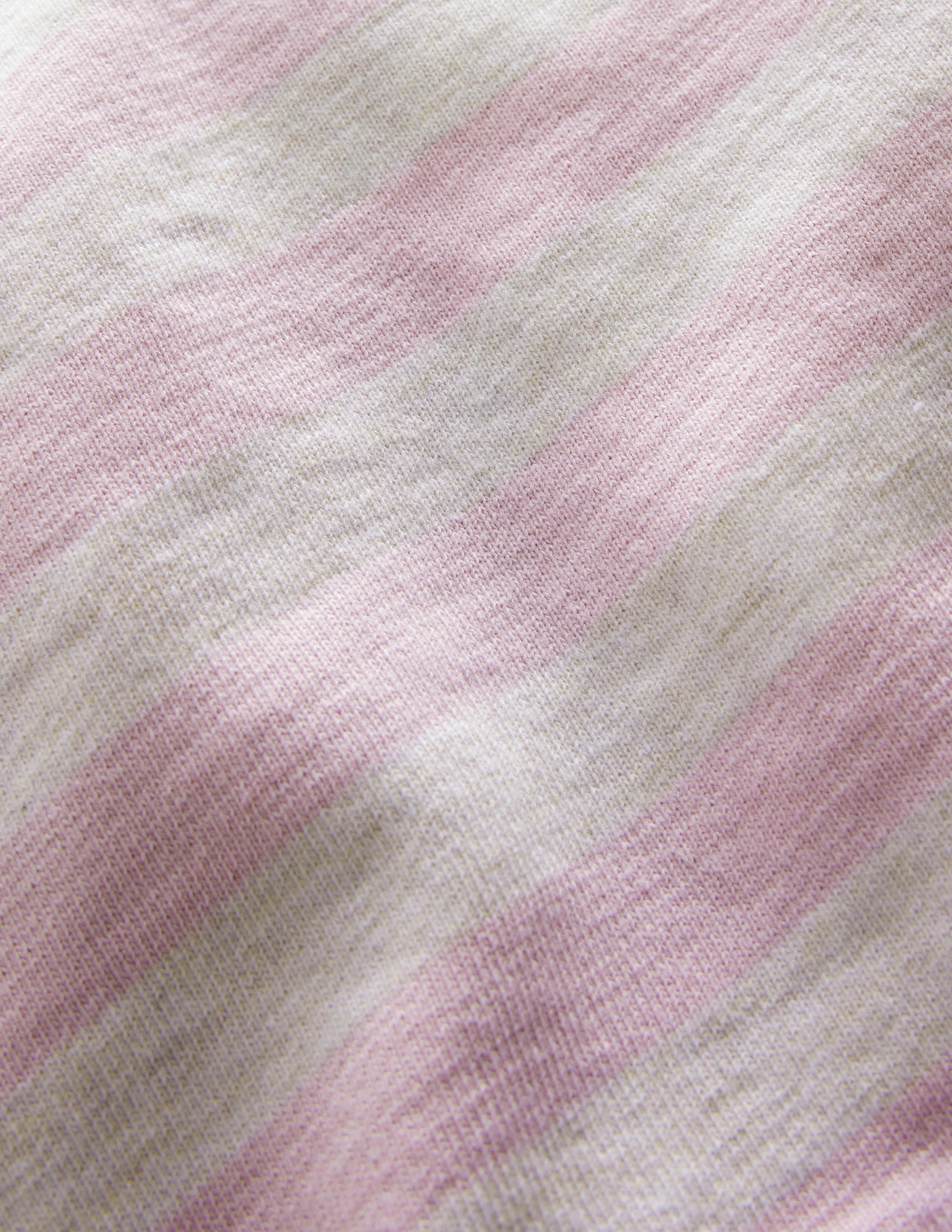 Stripy Sweatshirt-Oatmeal/Pink - Image 3
