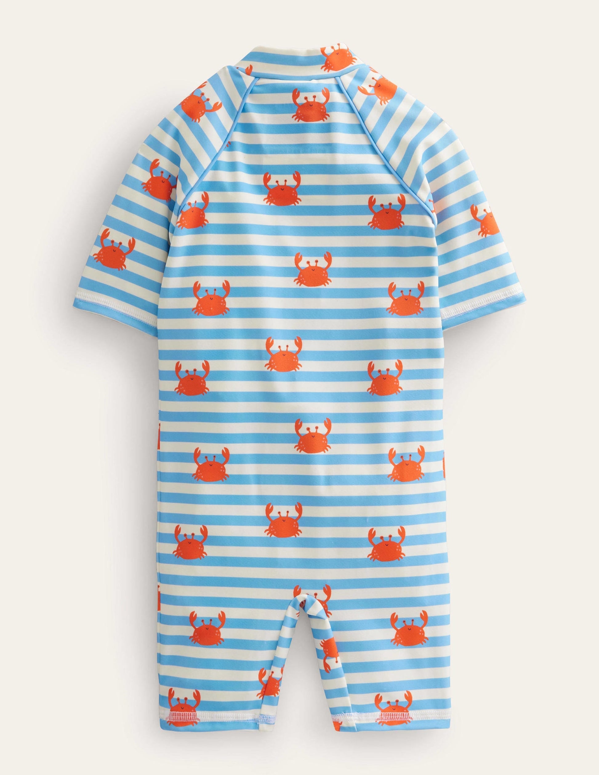 Printed Surf Suit-Bonnie Blue Crab Stripe-2