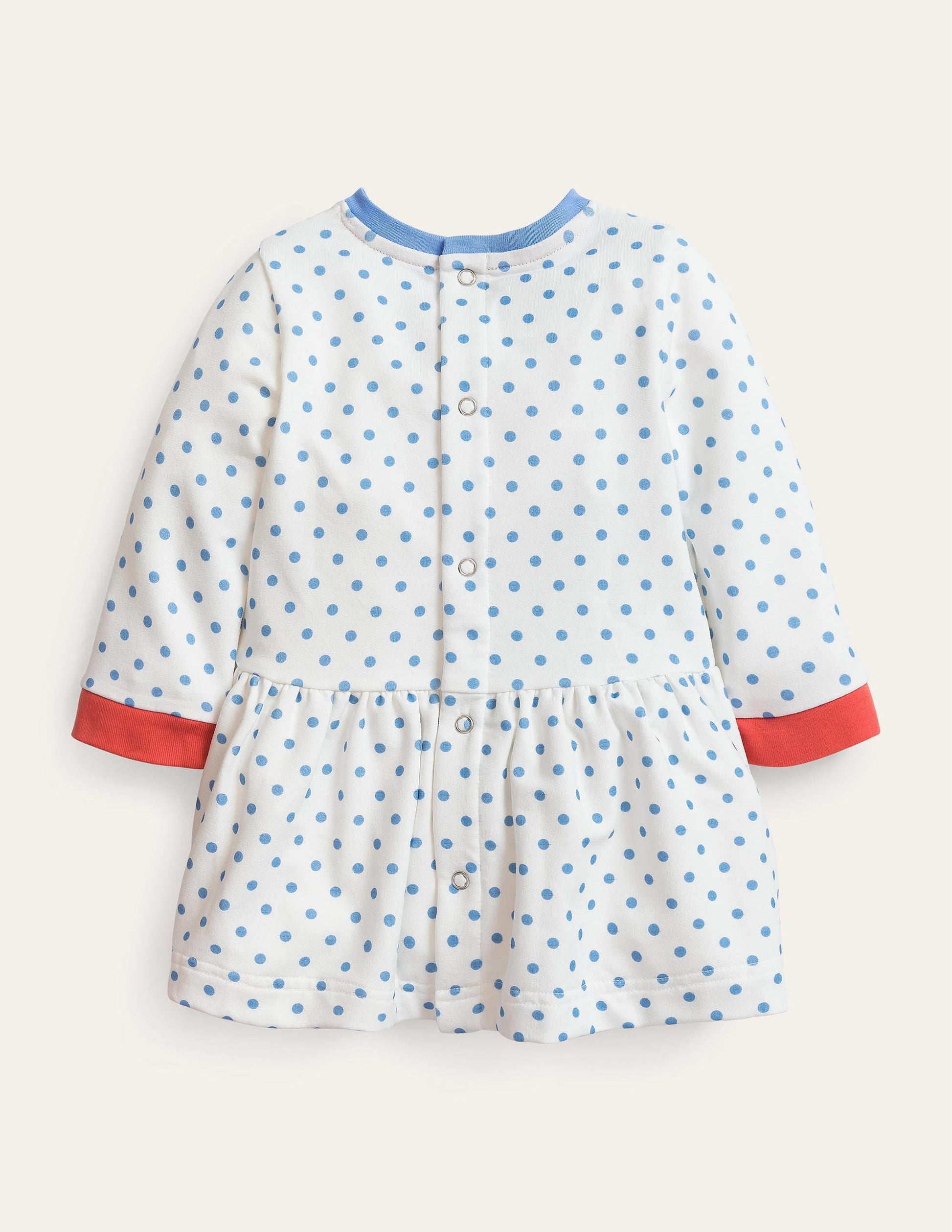 Chain Stitch Jersey Dress-Vanilla Pod/Wren Spot Floral-2