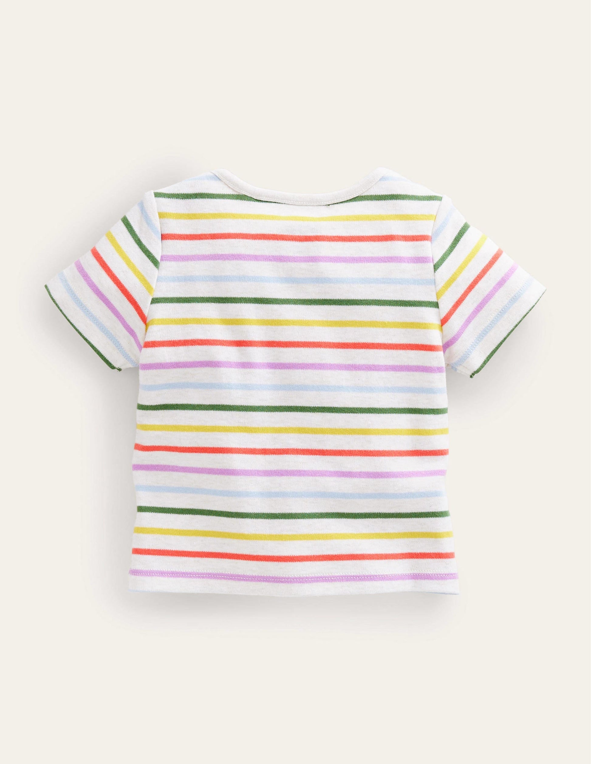 Stripe T-Shirt-Rainbow Stripe-2