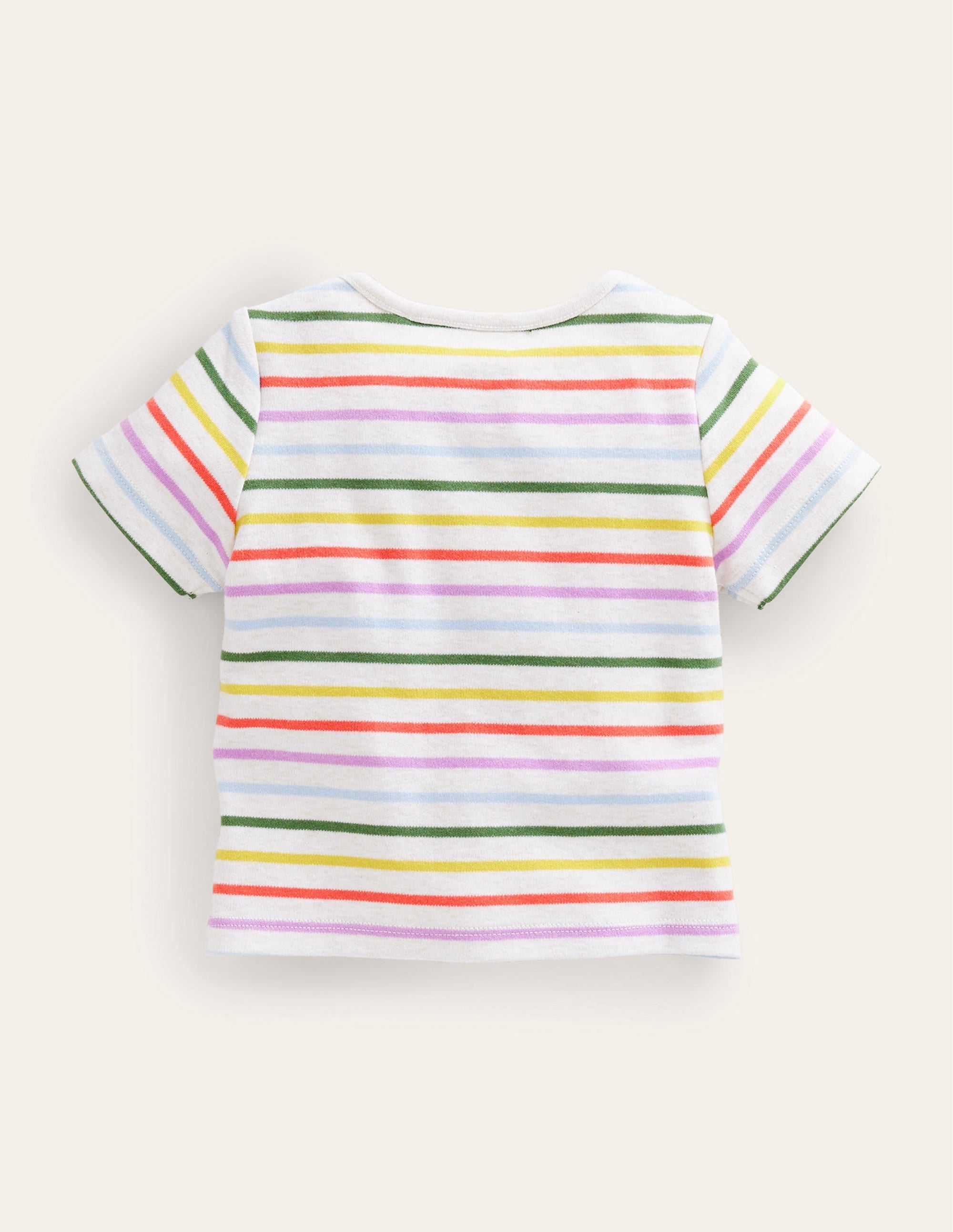 Stripe T-Shirt-Rainbow Stripe - Image 2