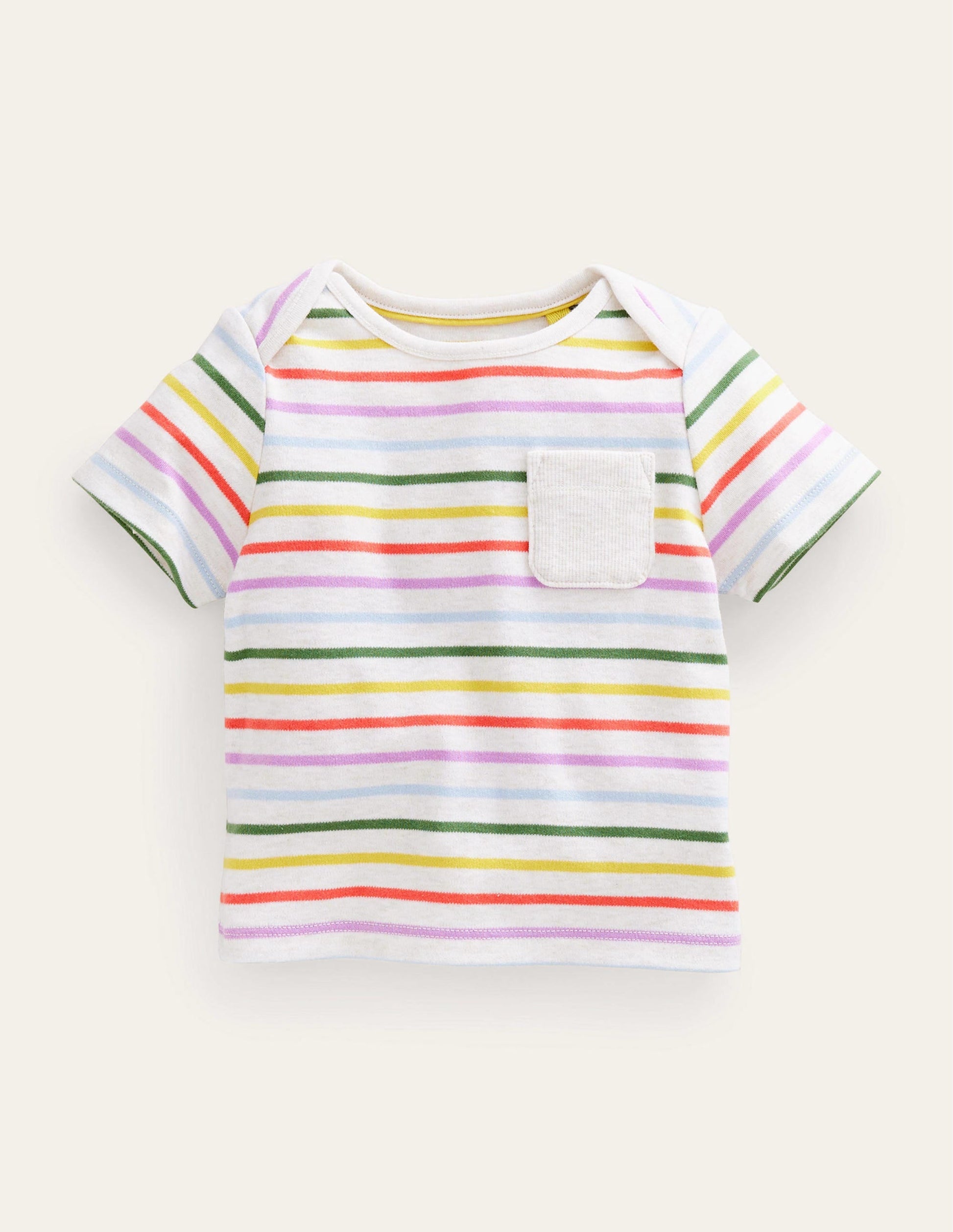 Stripe T-Shirt-Rainbow Stripe-1