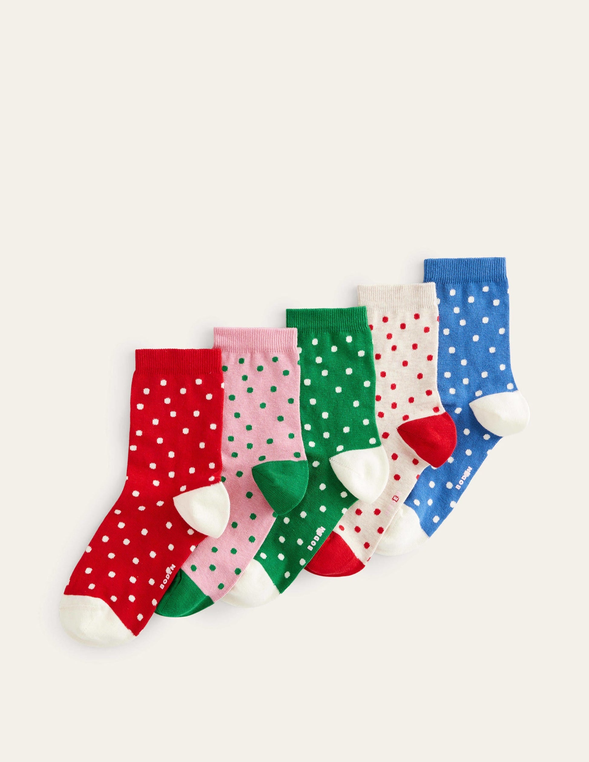 5-Pack Ankle Socks-Spot-1