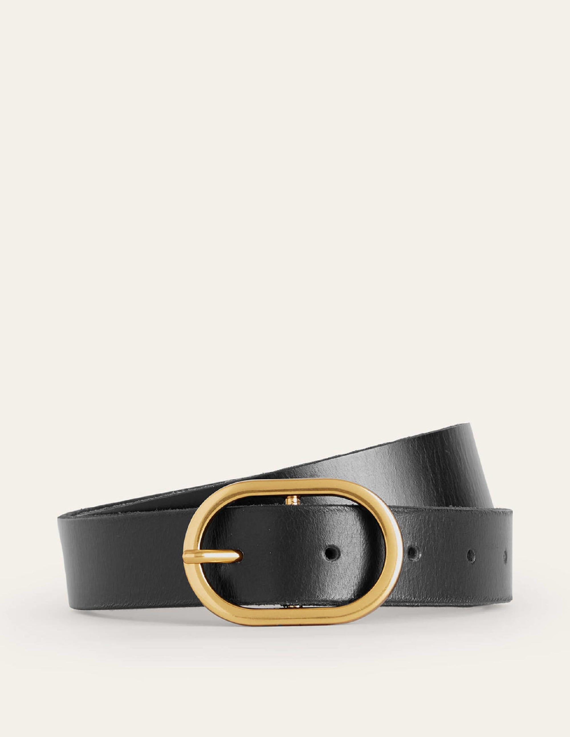 Classic Leather Belt-Black - Image 1