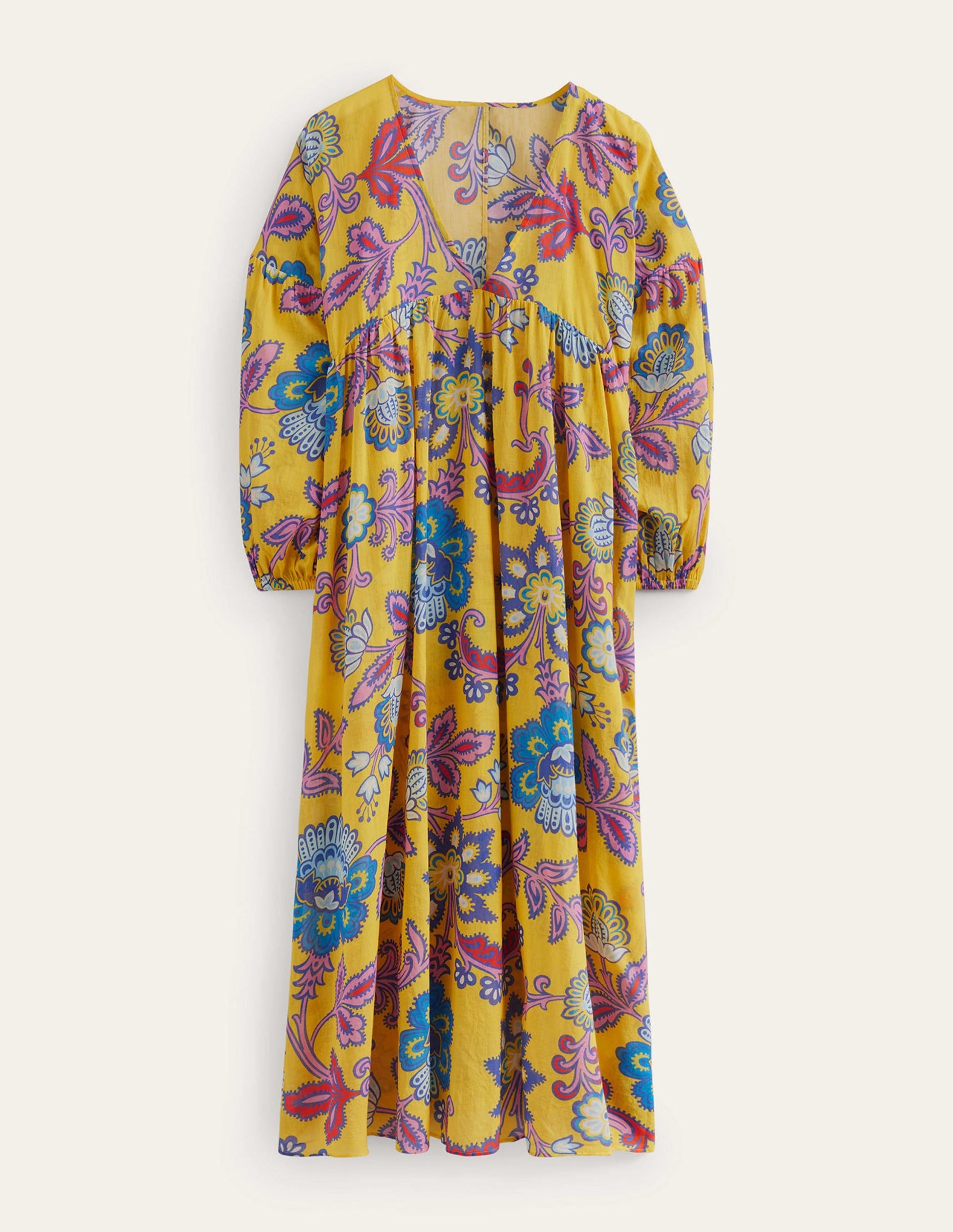 Sarah Maxi Kaftan Dress-Wasp, Meadow-5