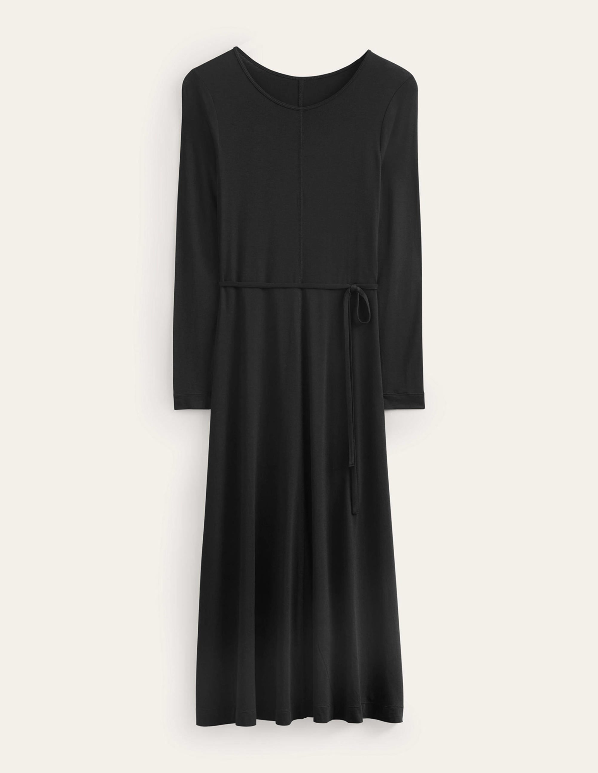 Lucy Jersey Midi Dress-Black - Image 5