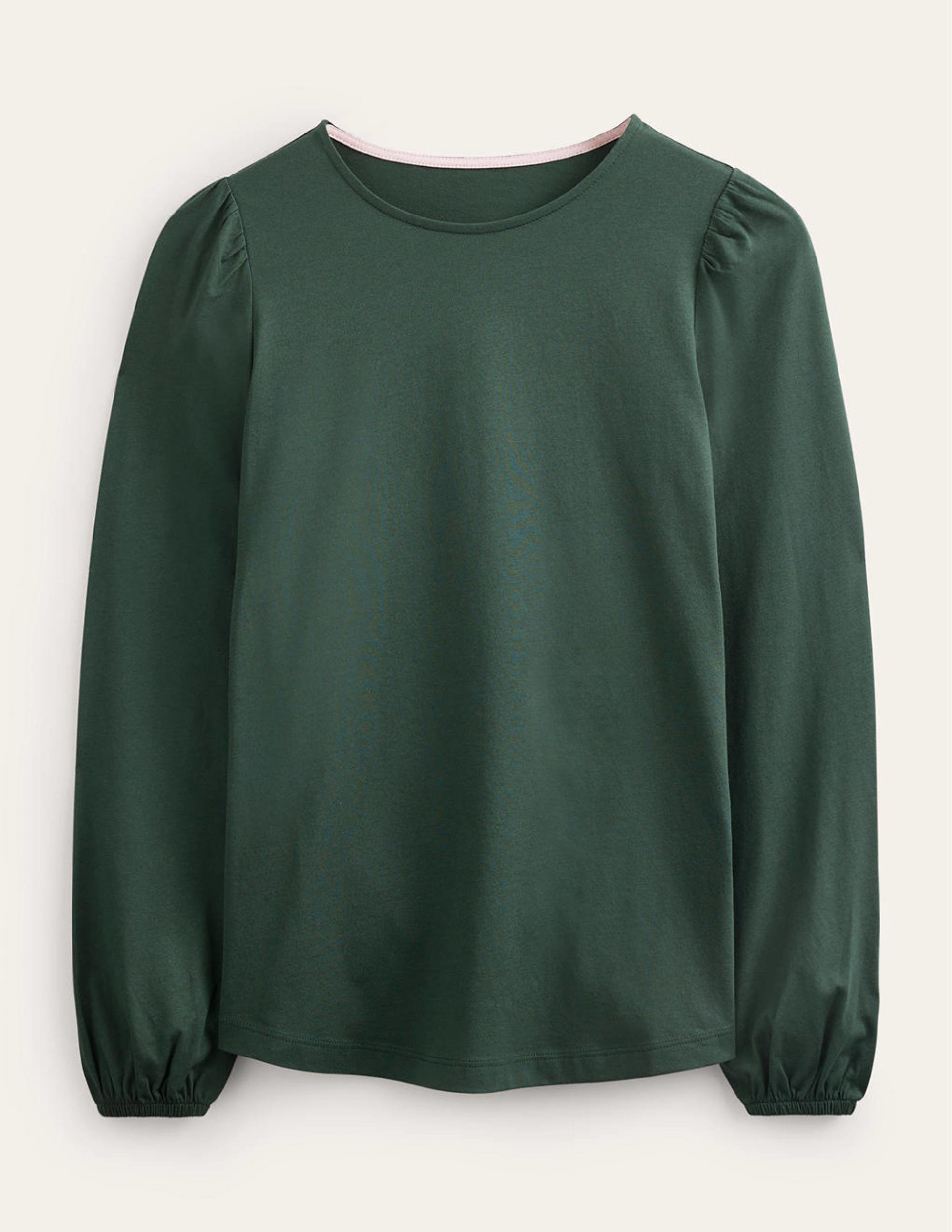 Supersoft Long Sleeve Top-Chatsworth Green - Image 5