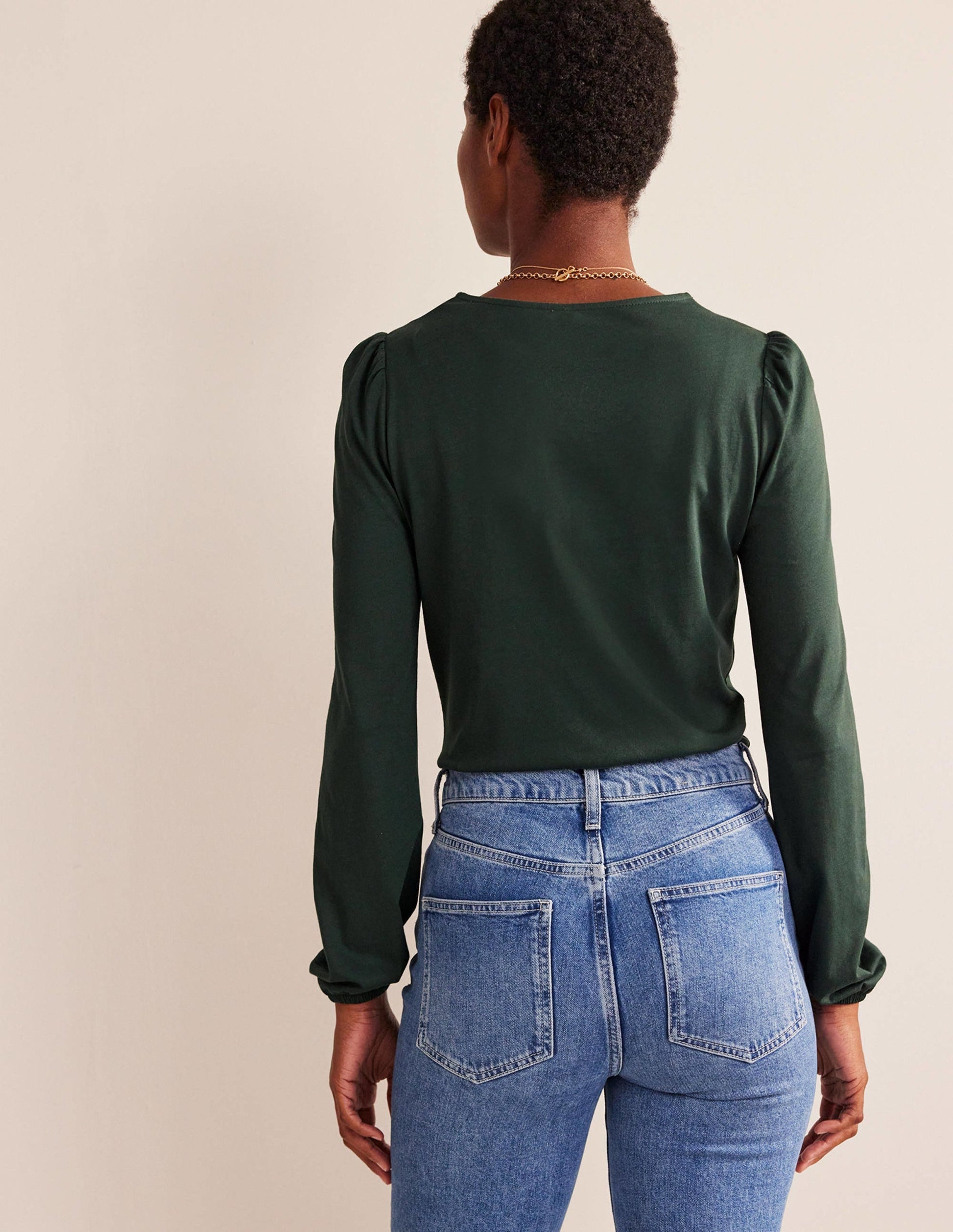 Supersoft Long Sleeve Top-Chatsworth Green-3