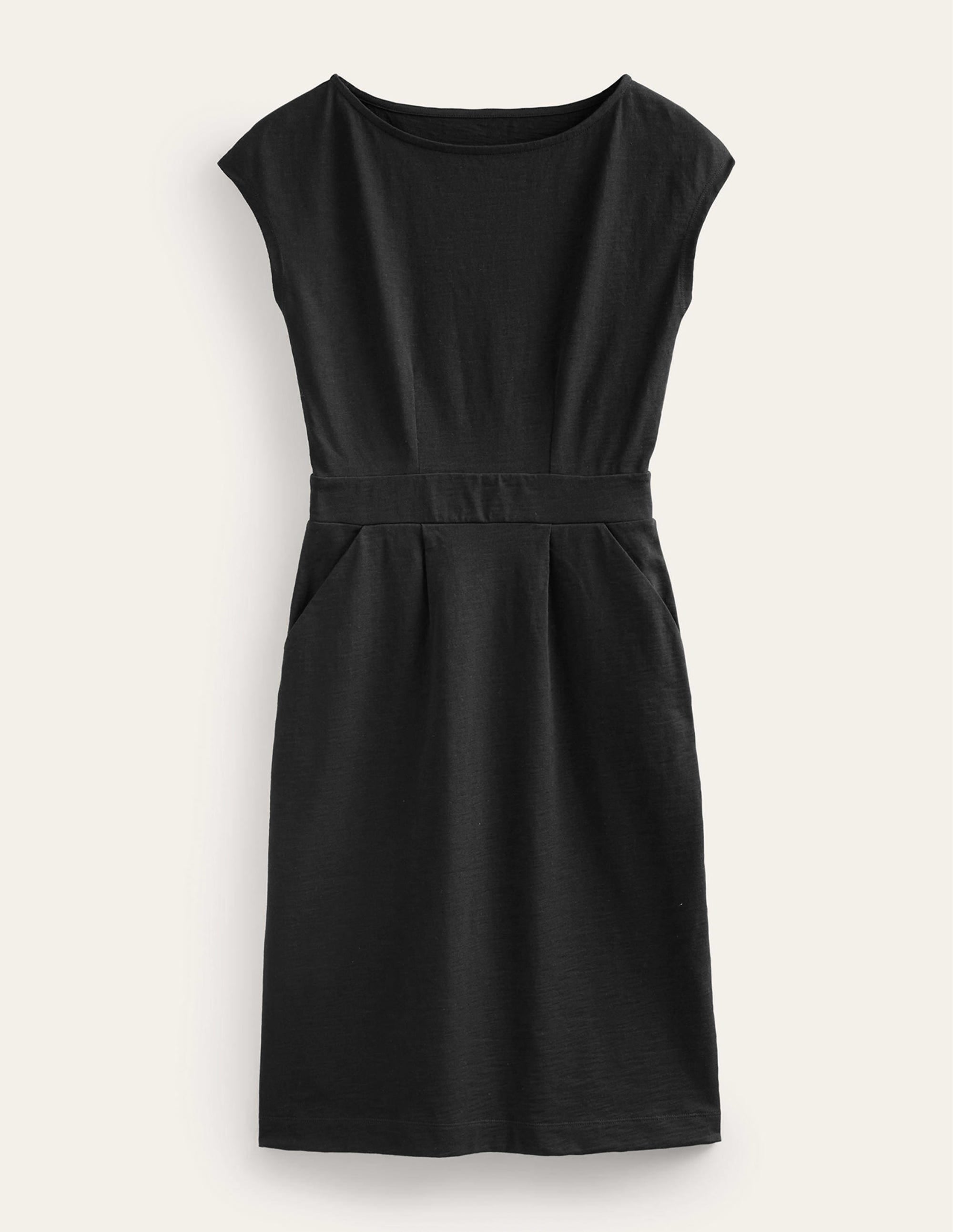 Florrie Jersey Dress-Black - Image 5