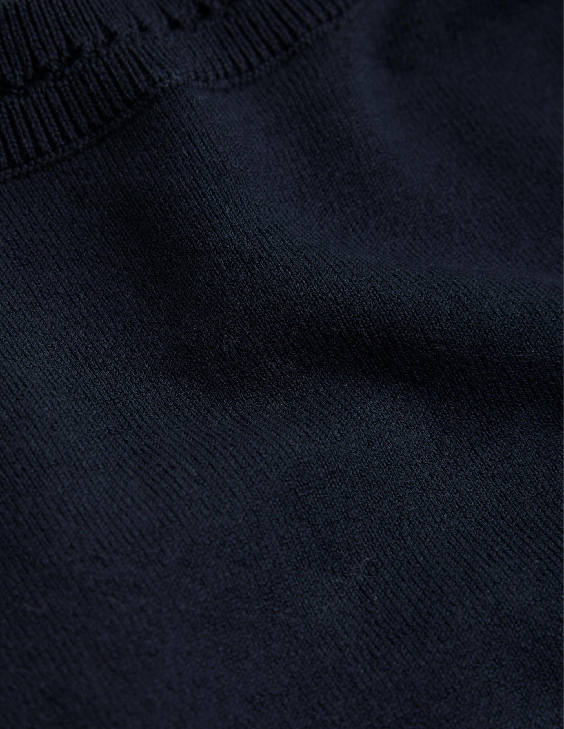 Catriona Cotton Crew Jumper-Navy-6