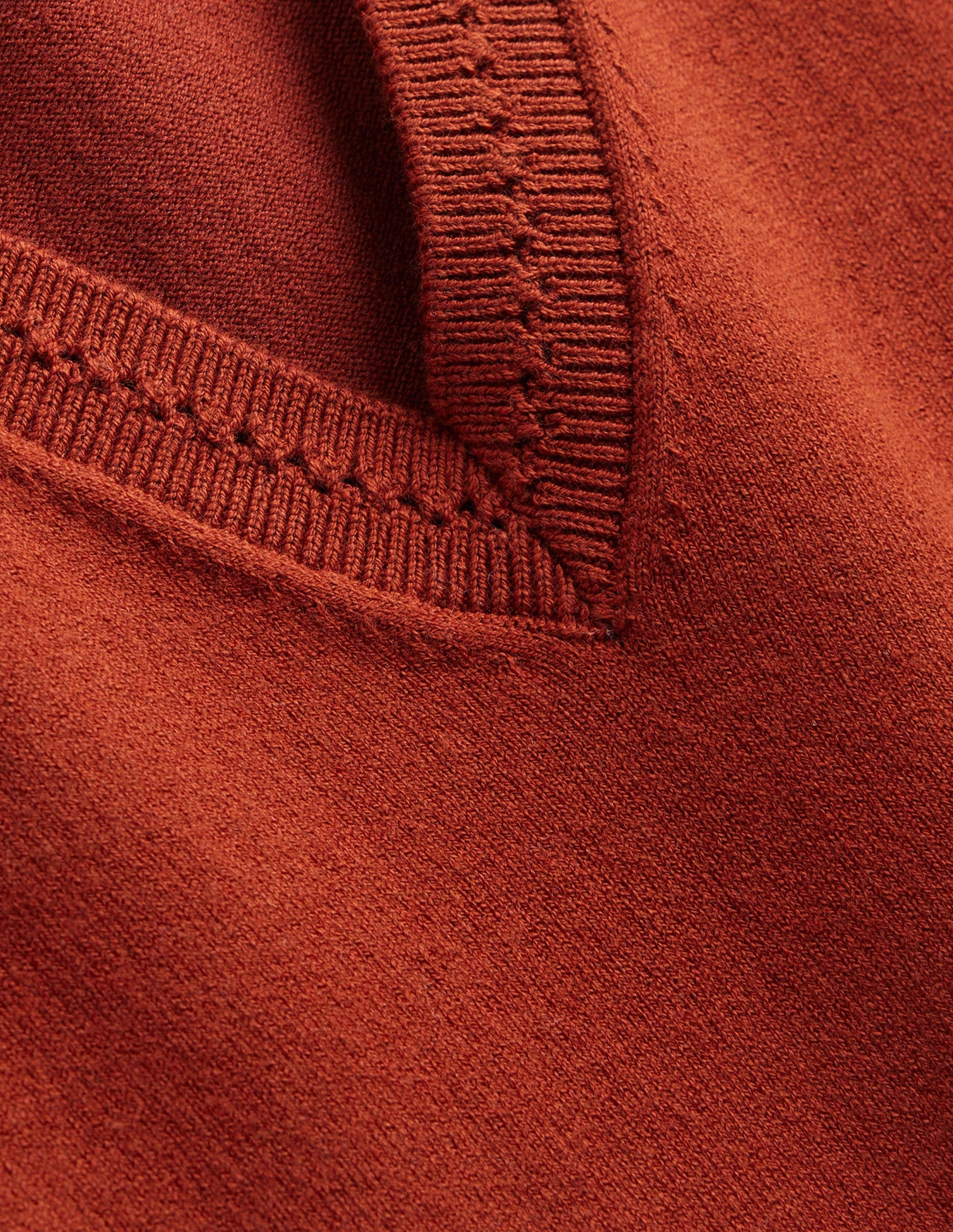 Catriona Cotton V-Neck Tank-Chestnut Brown-6