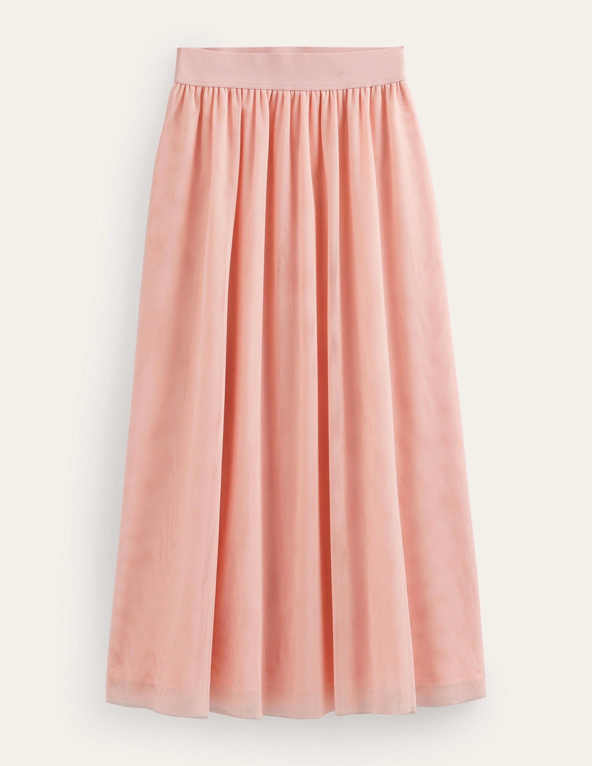 Tulle Full Midi Skirt-Pink - Image 8