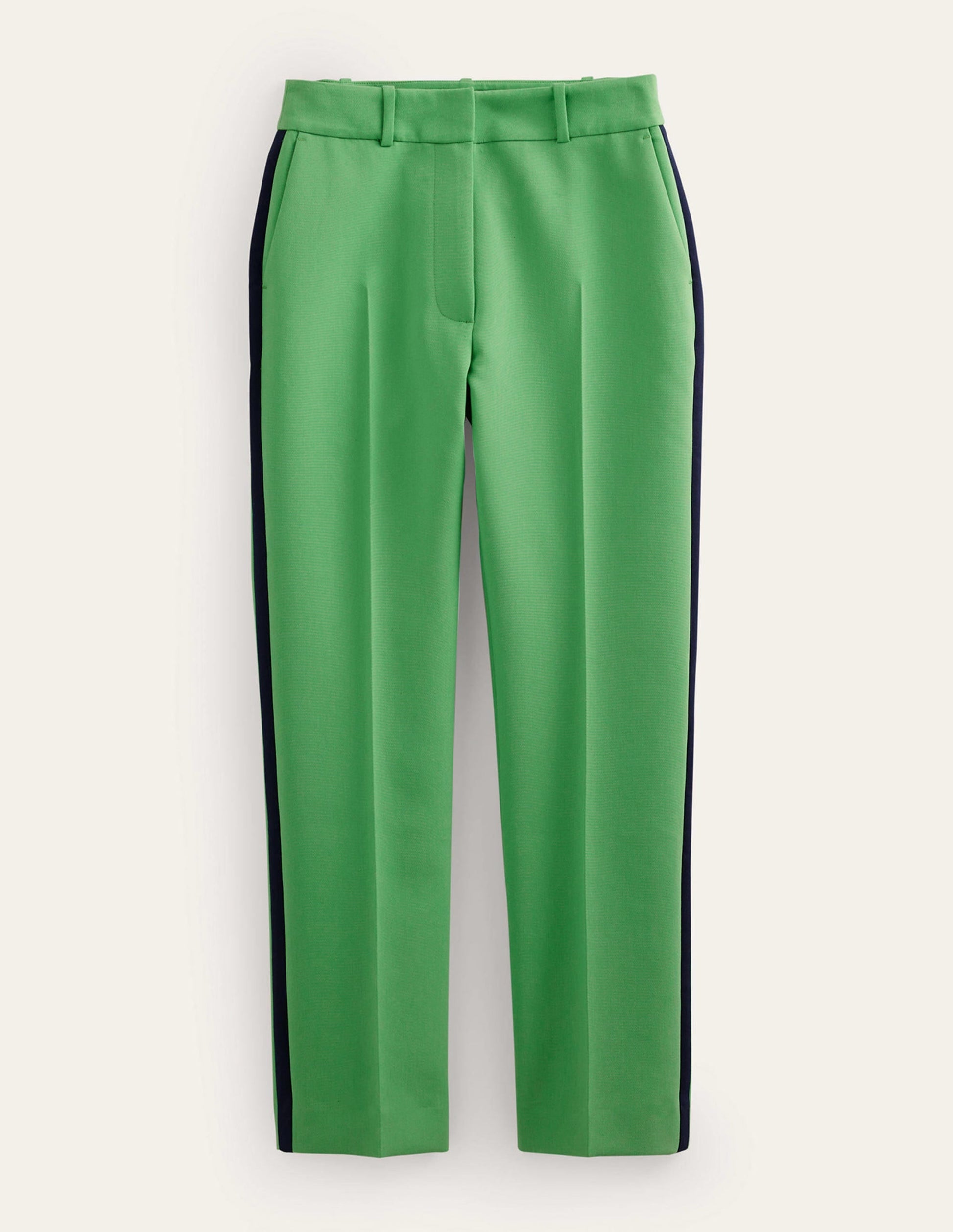 Kew Side Stripe Trousers-Bright green w/side stripe-8