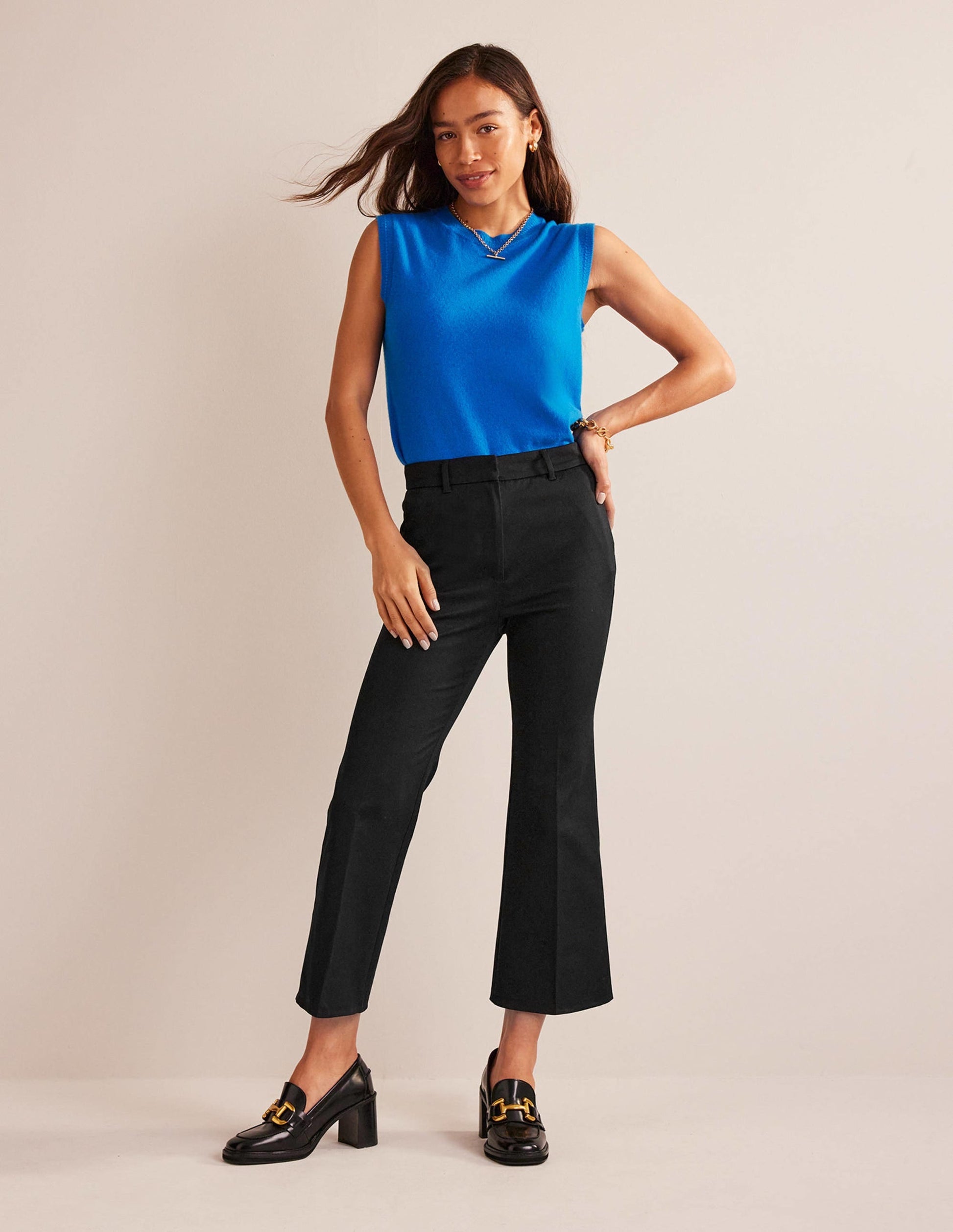 Chelsea Bi-stretch Trousers-Black-5