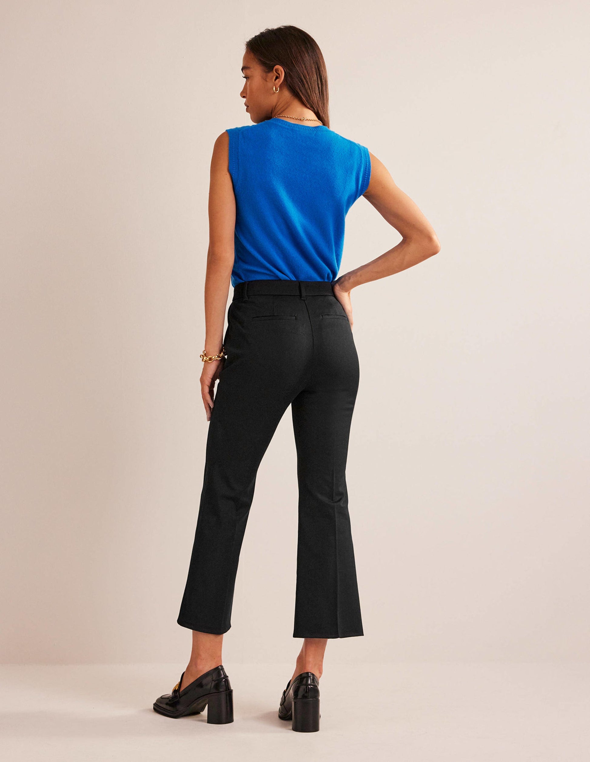 Chelsea Bi-stretch Trousers-Black-6