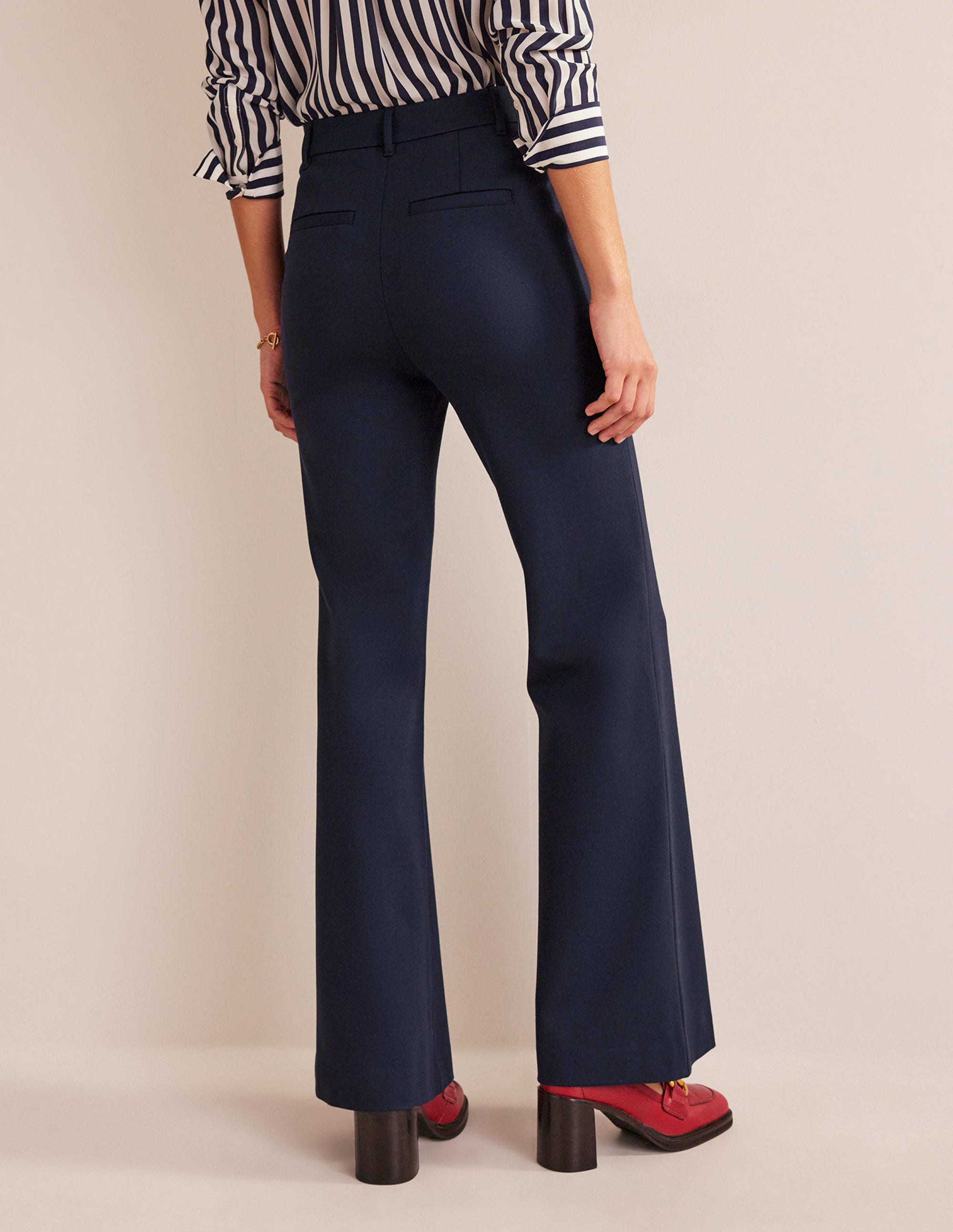 Brompton Ponte Trousers-Navy - Image 3