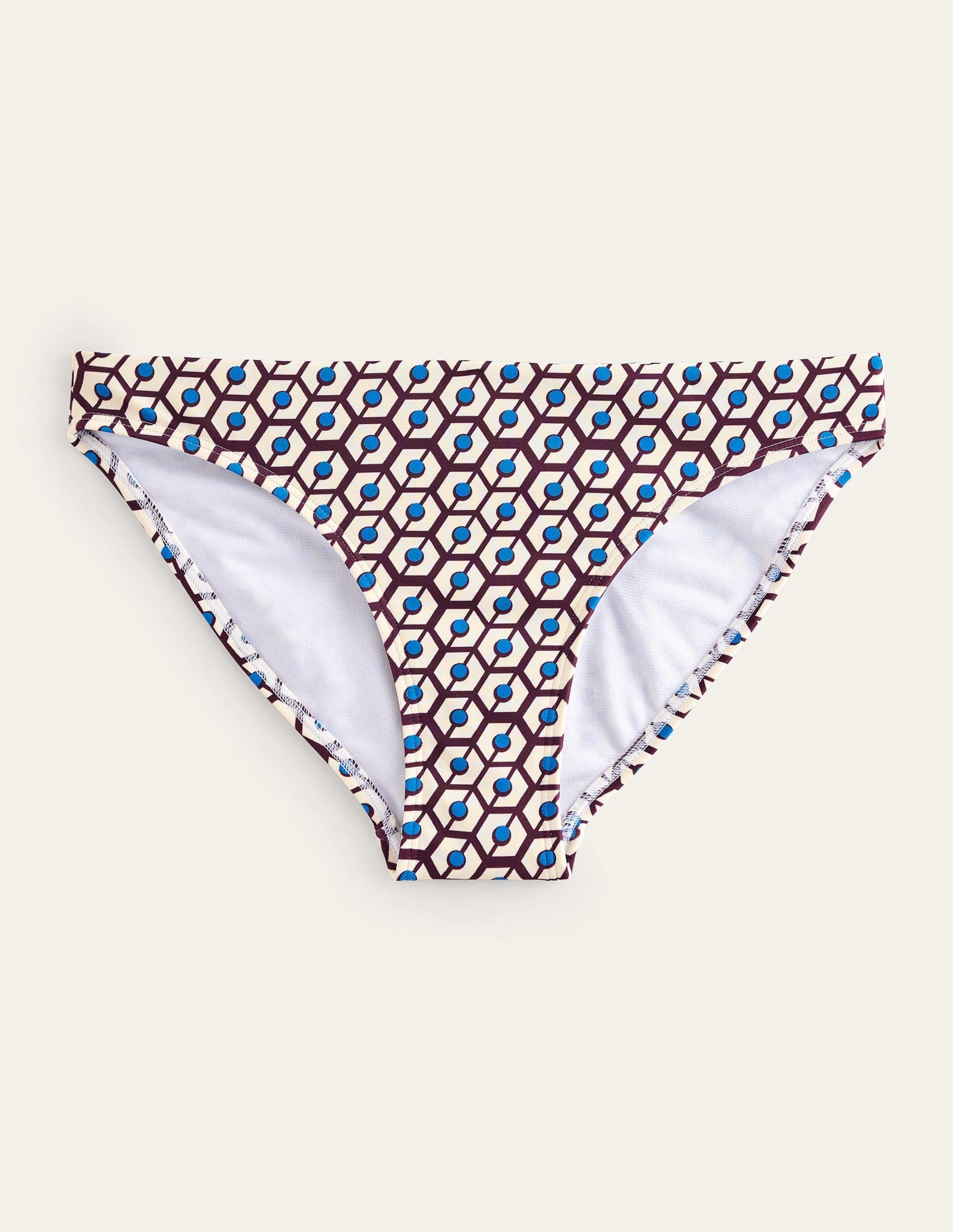 Classic Bikini Bottoms-Dark Burgundy, Reverie-5