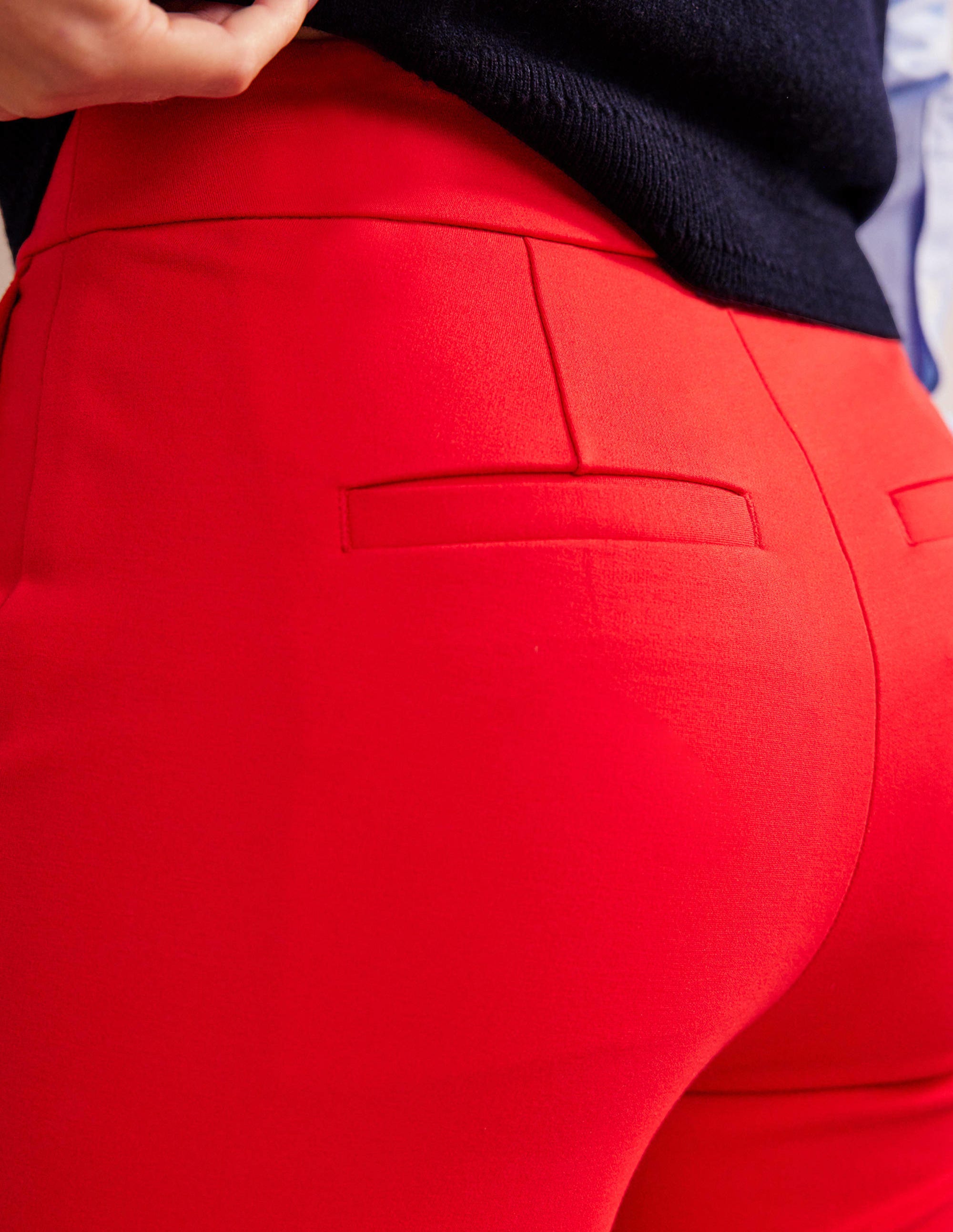 Westbourne Ponte Trousers-Hot Pepper - Image 2