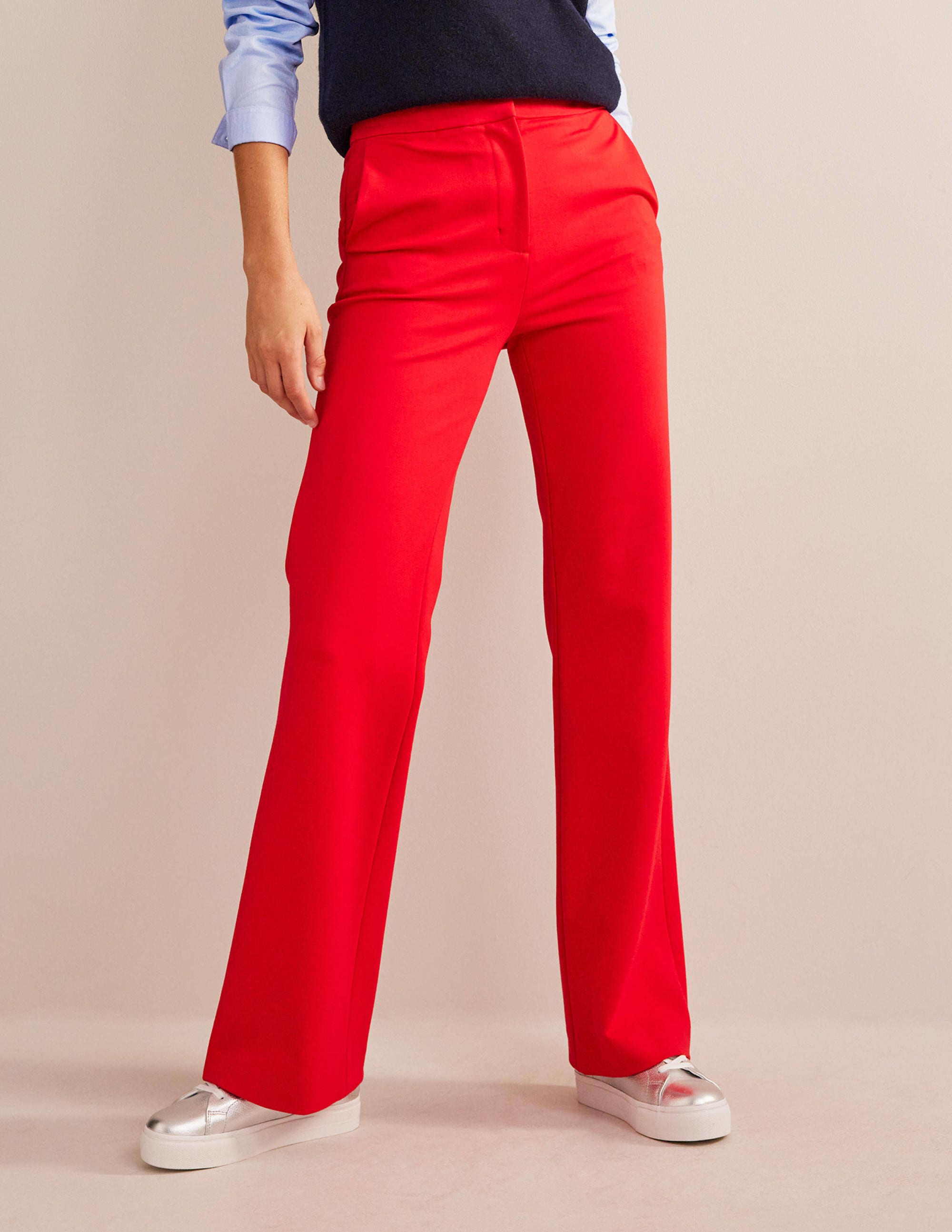 Westbourne Ponte Trousers-Hot Pepper - Image 4
