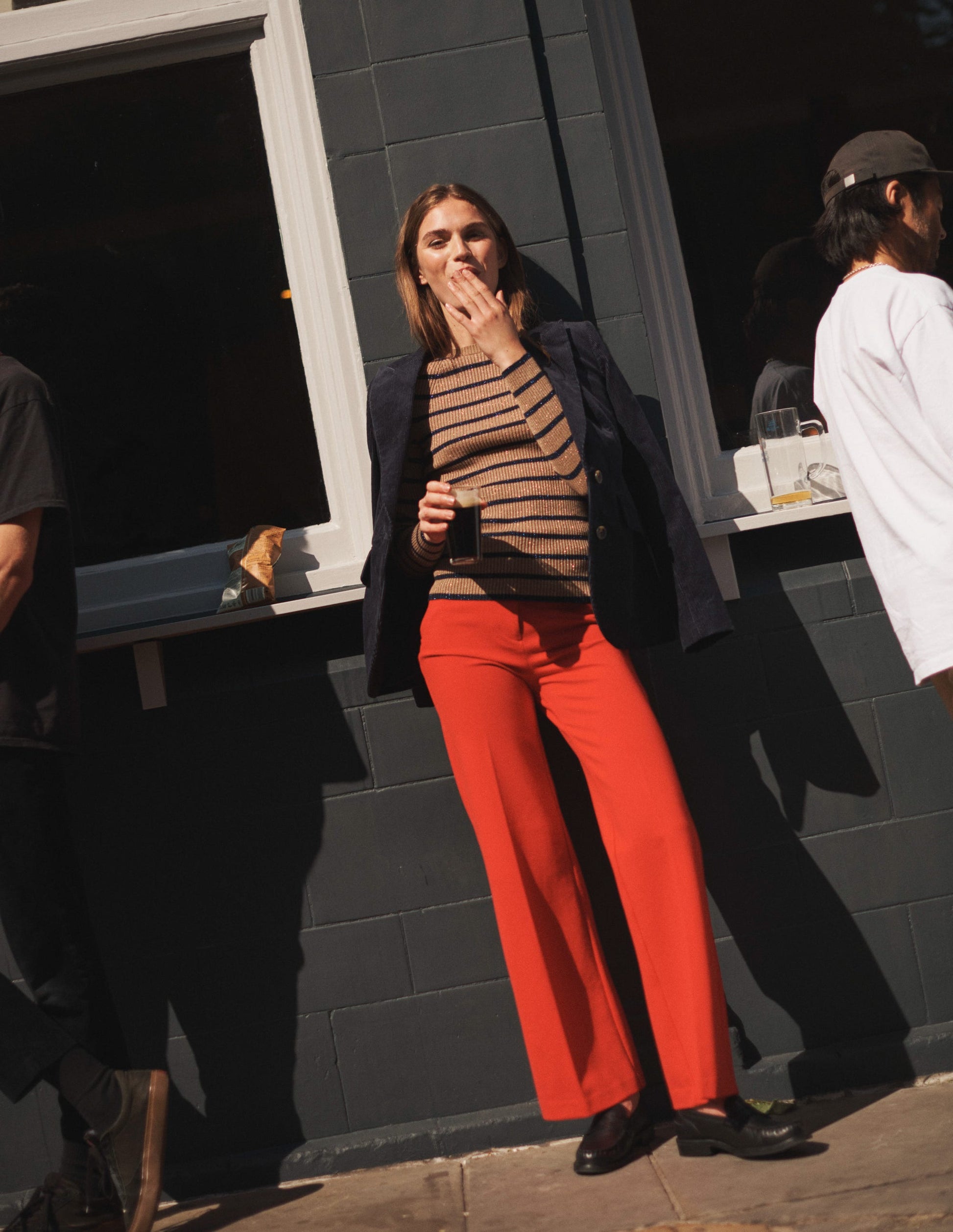 Westbourne Ponte Trousers-Hot Pepper-5