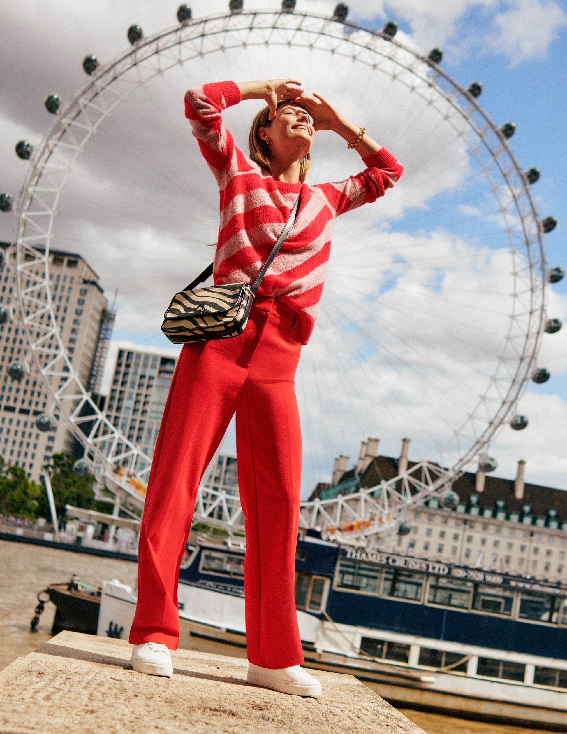 Westbourne Ponte Trousers-Hot Pepper-7