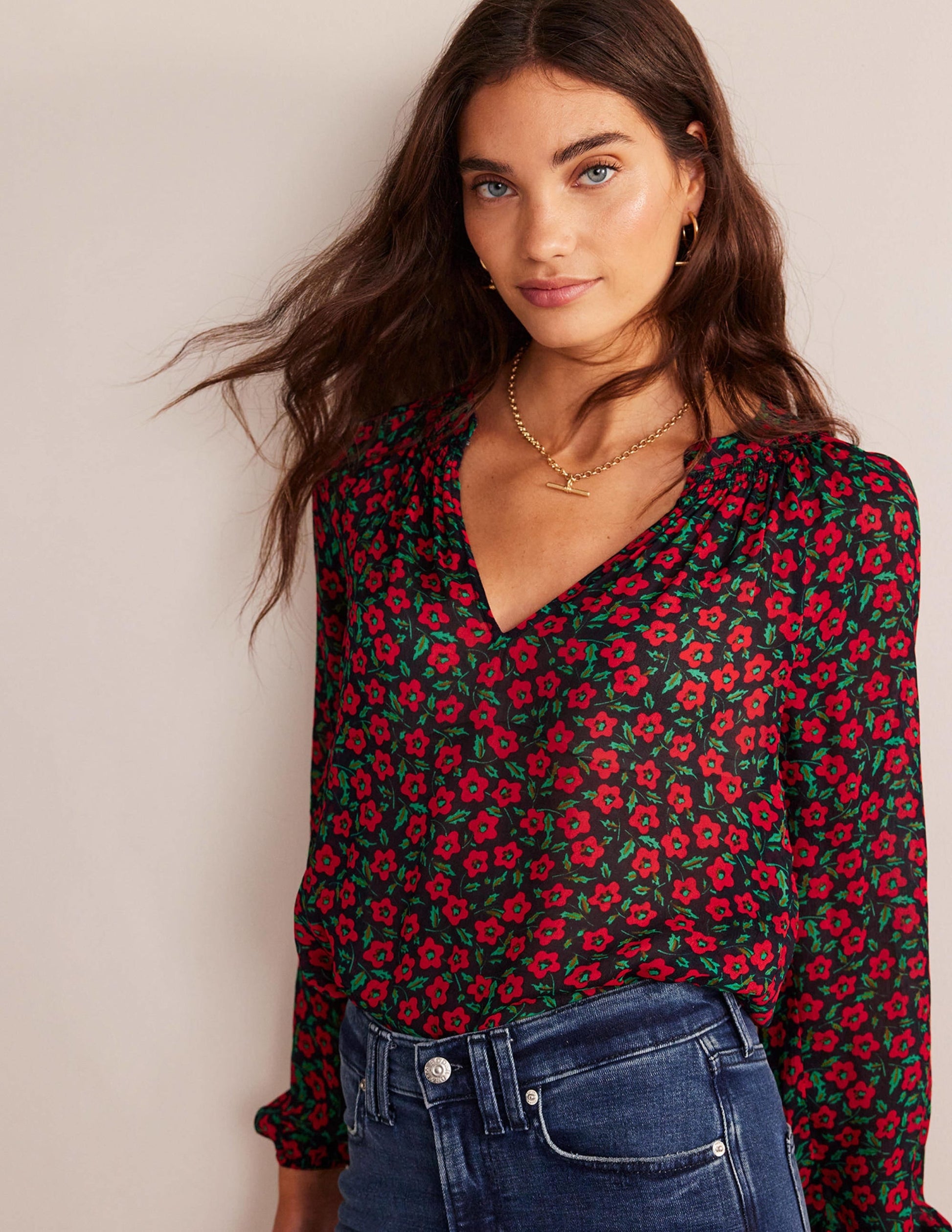 Grace Top-Hot Pepper, Petal Pop-4