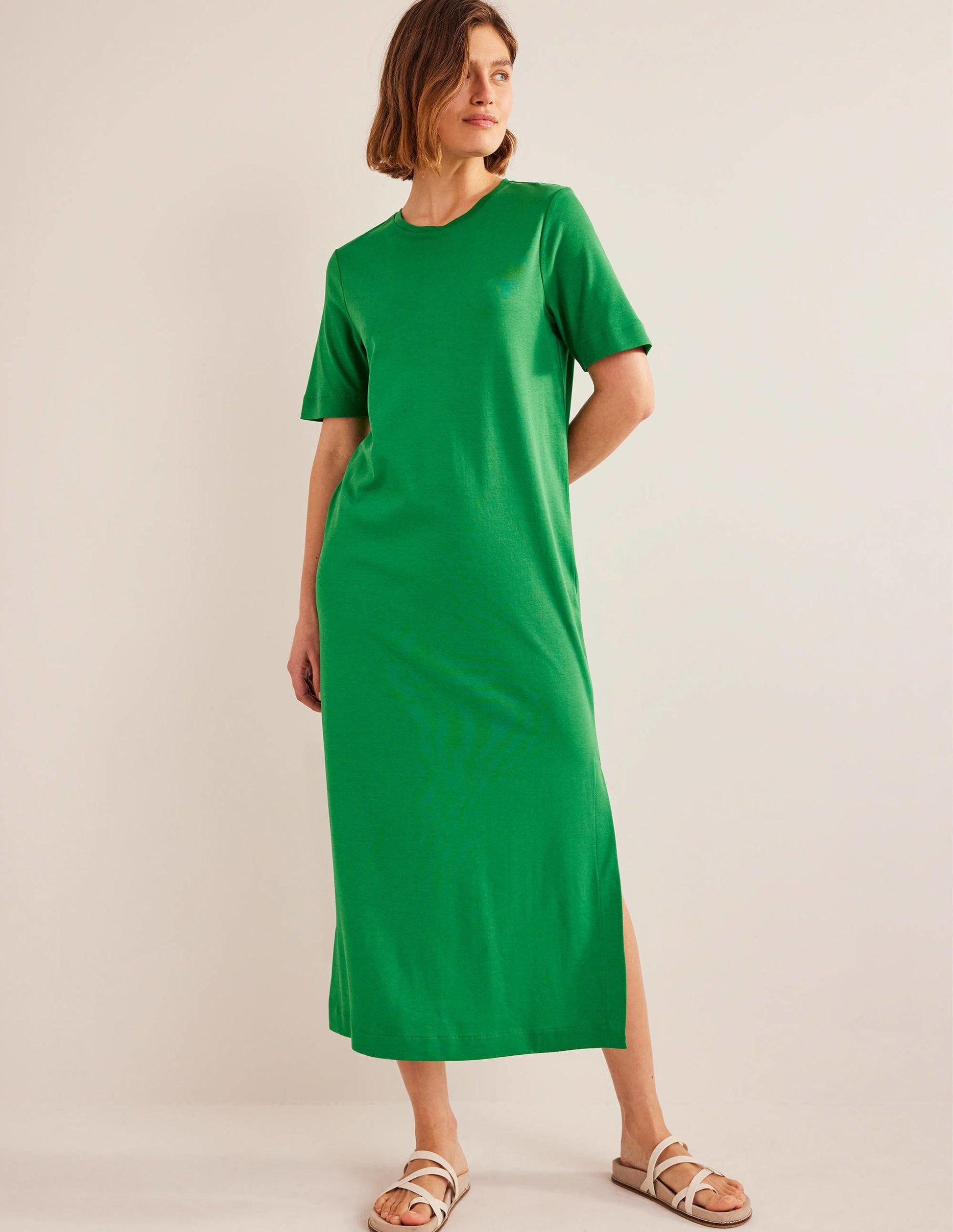 Jersey Midi T-Shirt Dress-Rolling Hills-1