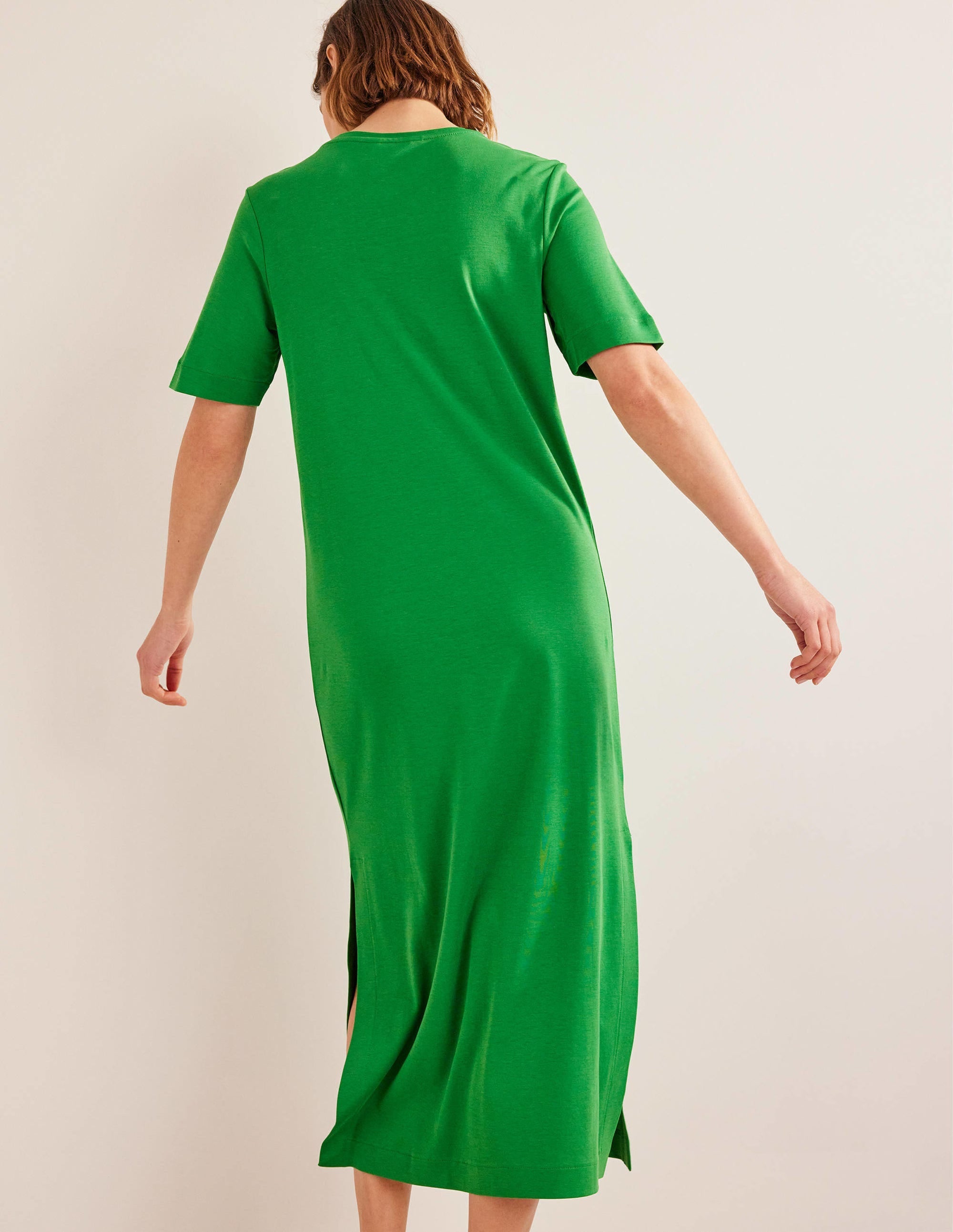 Jersey Midi T-Shirt Dress-Rolling Hills - Image 3