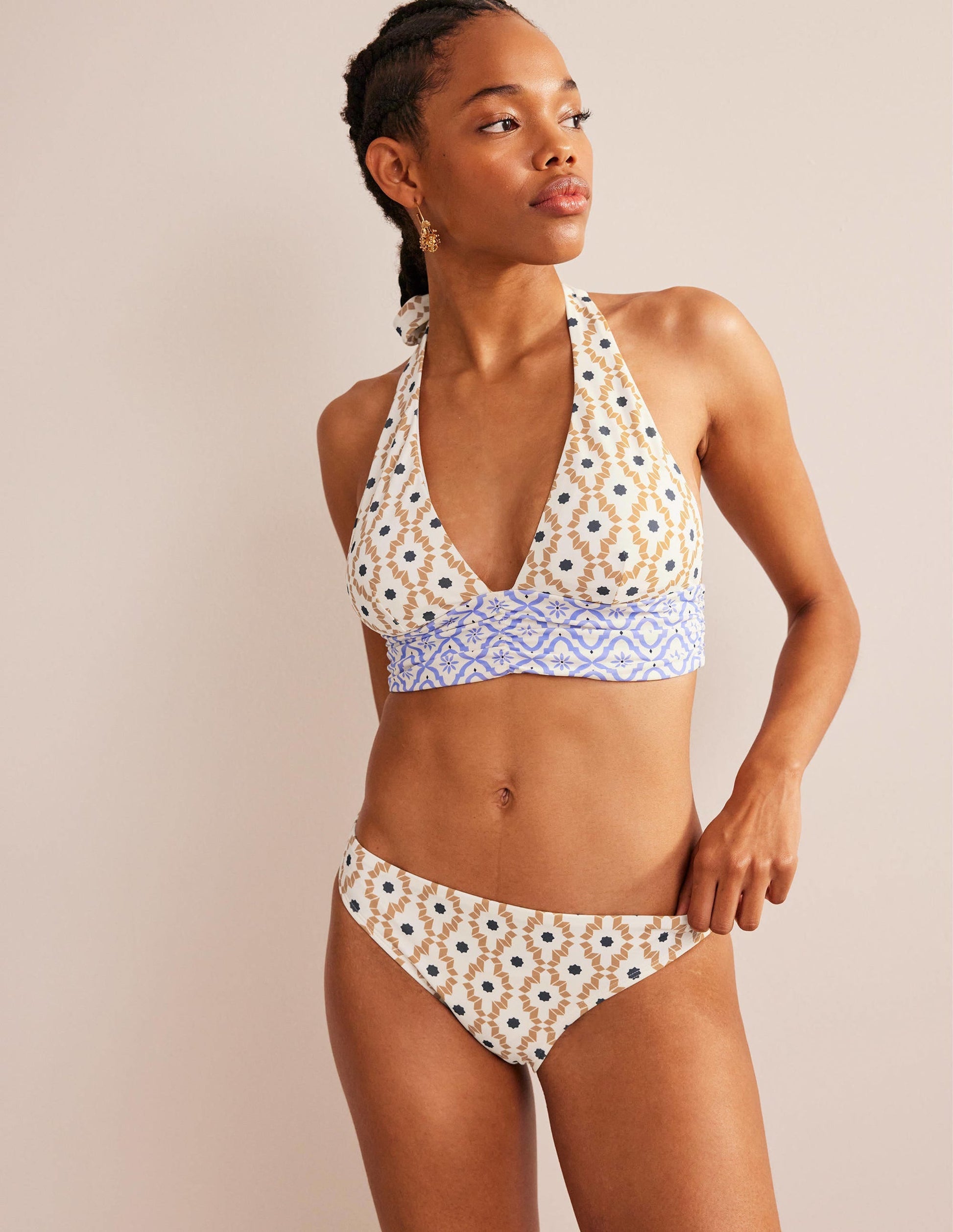 Classic Bikini Bottoms-Multi, Geo Trance-1