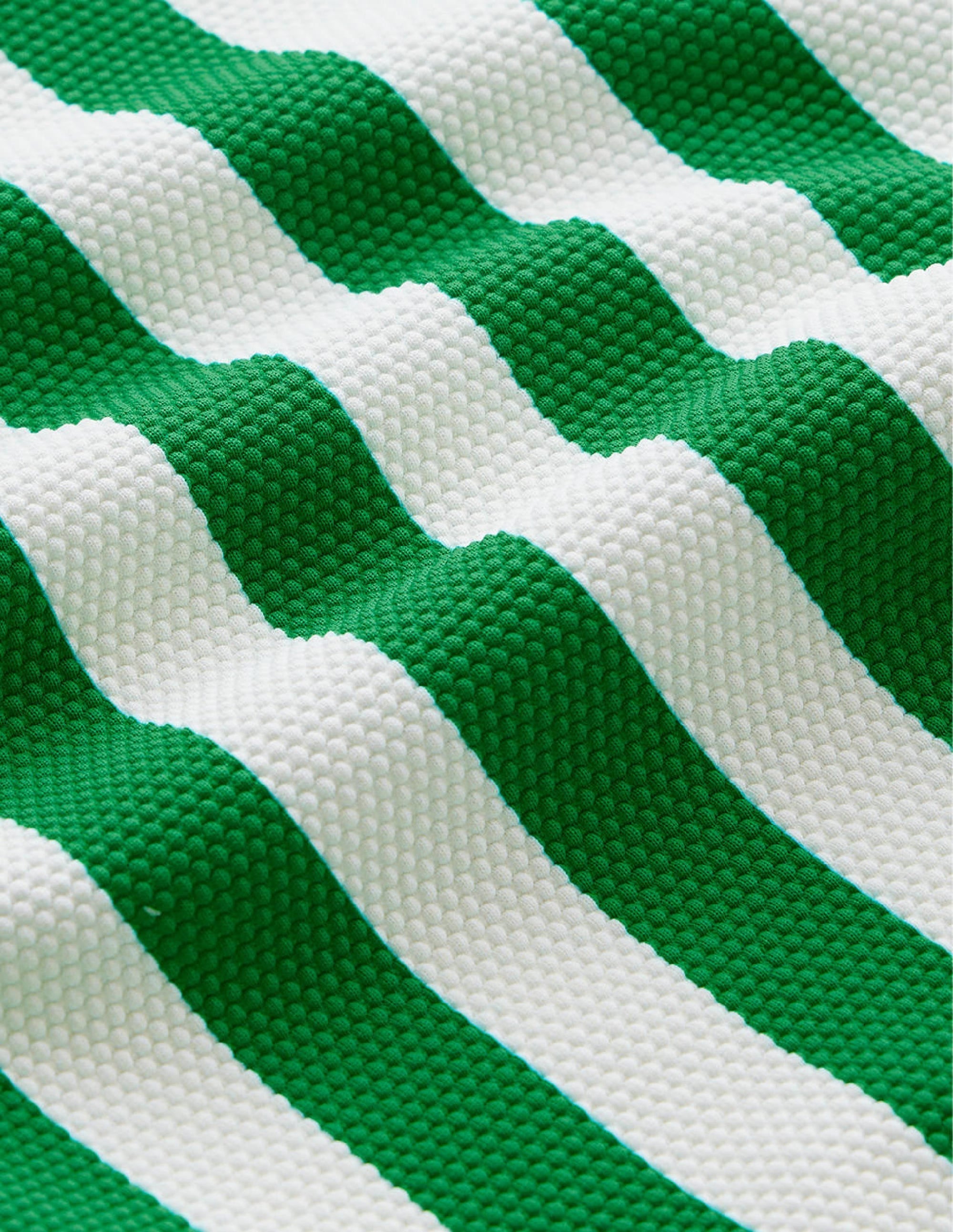 Skinny Strap Stripe Swimsuit-Rich Emerald, Ivory Stripe - Image 8