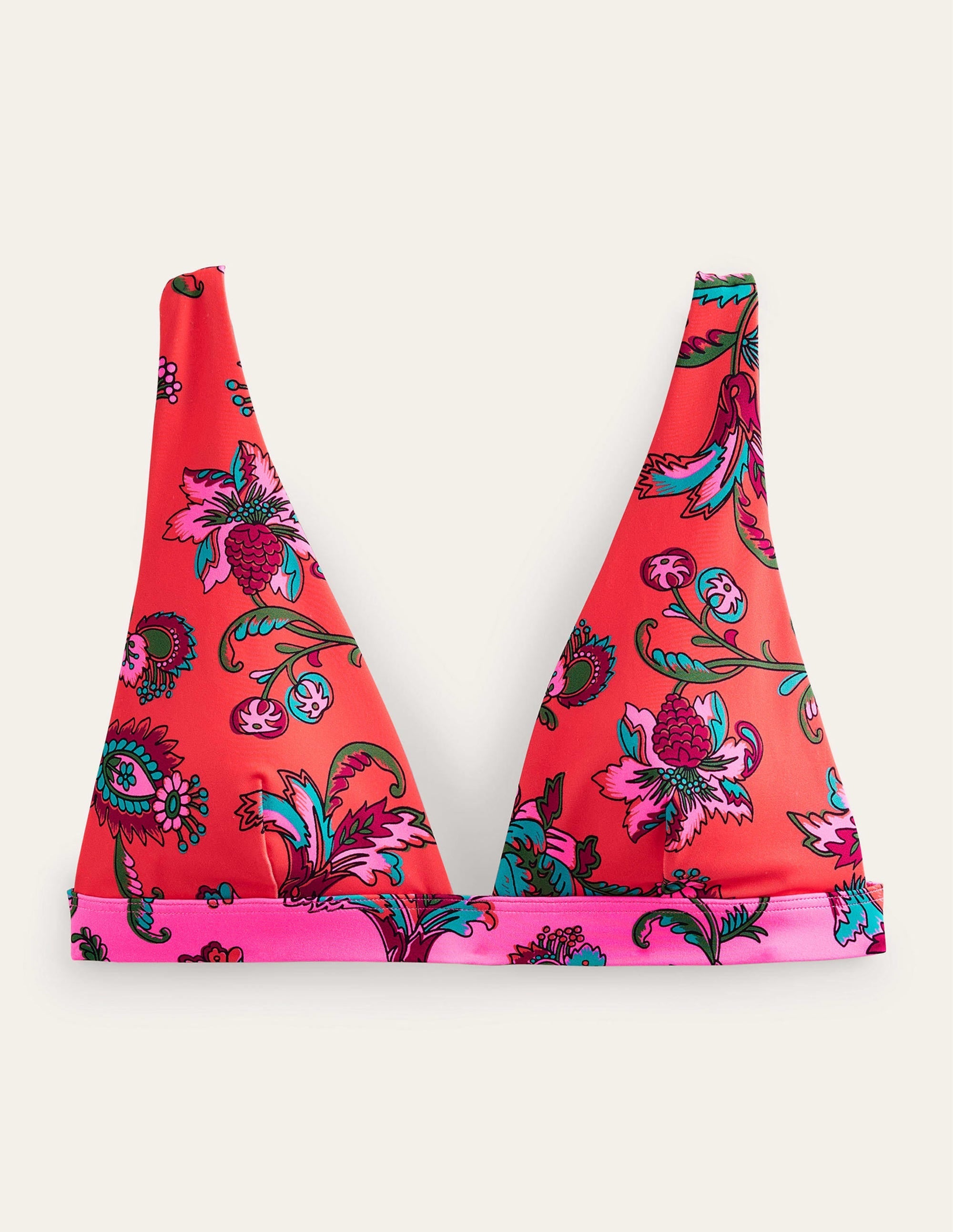 Underband Bikini Top-Spice Pink Floral - Image 4
