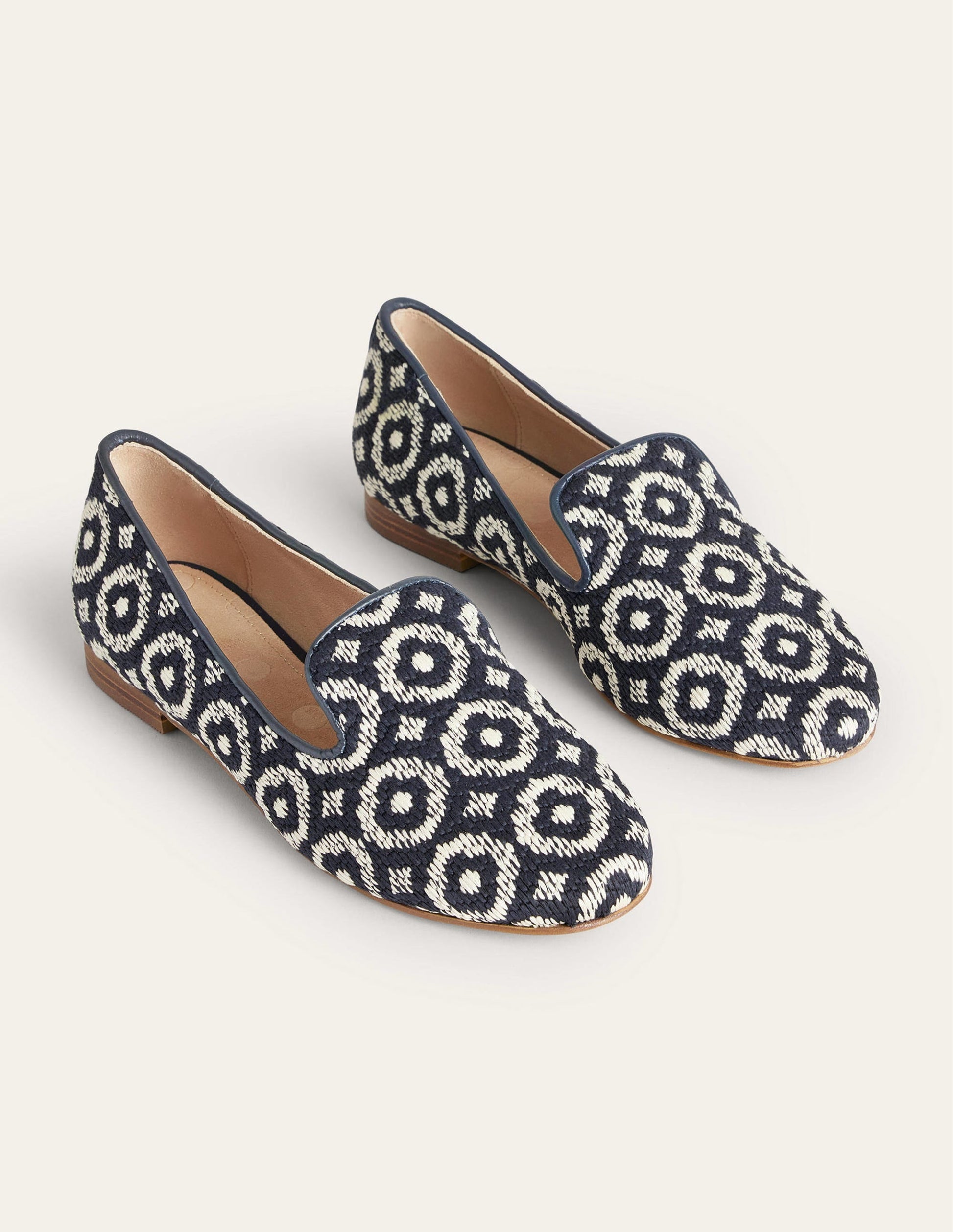 Tapestry Embroidered Loafers-Geo-2