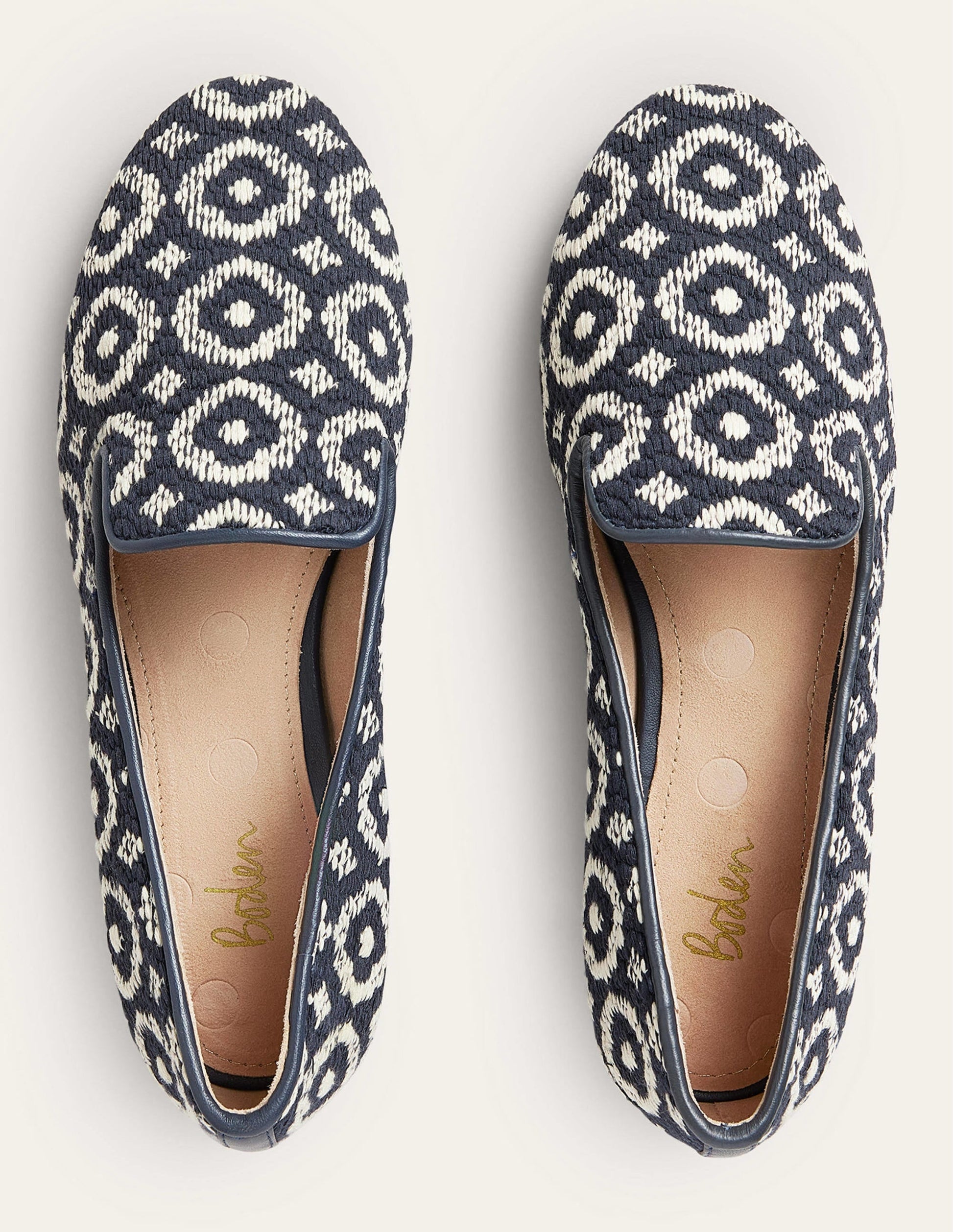 Tapestry Embroidered Loafers-Geo-4