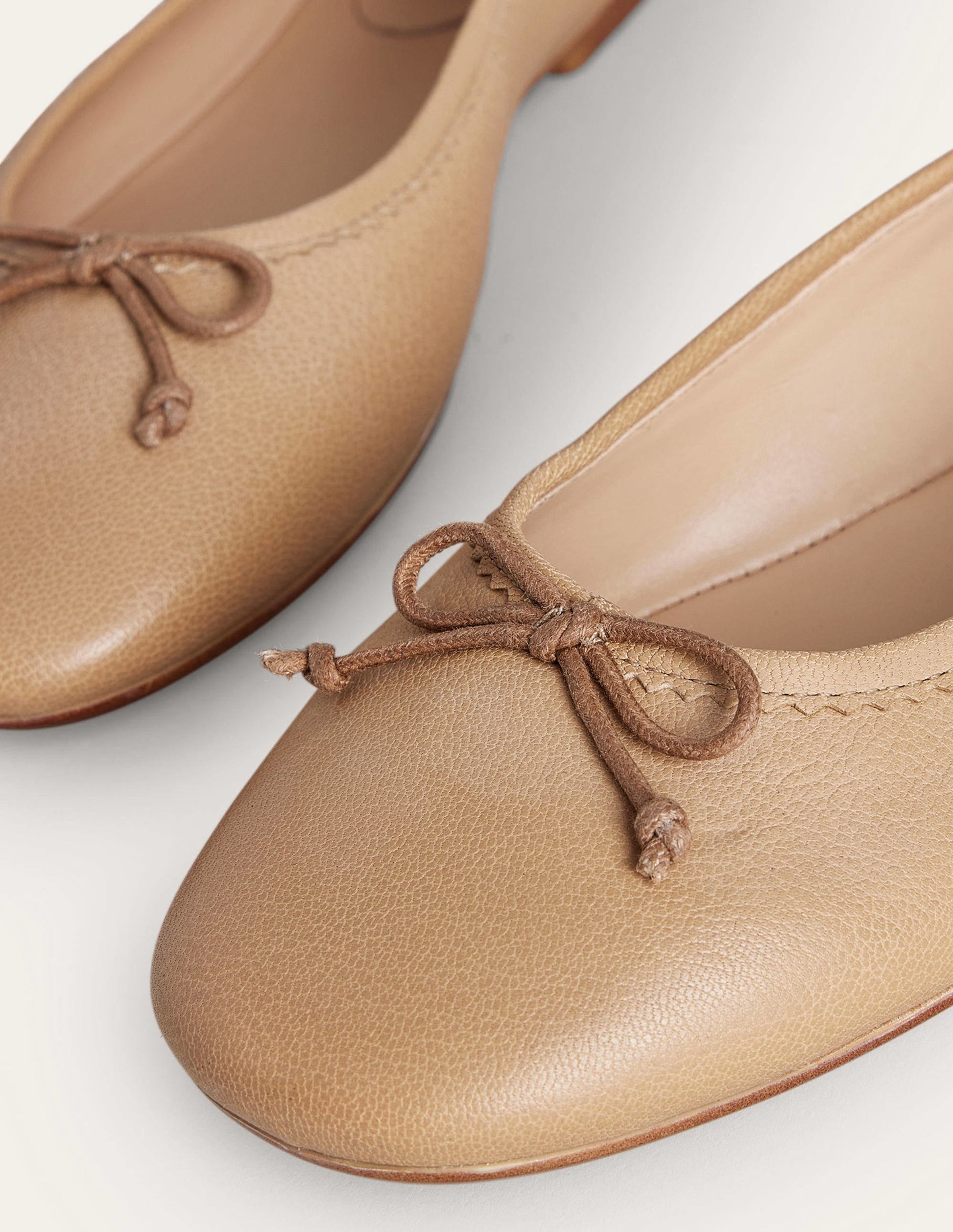 Kitty Flexi Sole Ballet Pumps-Embroidered Natural-4