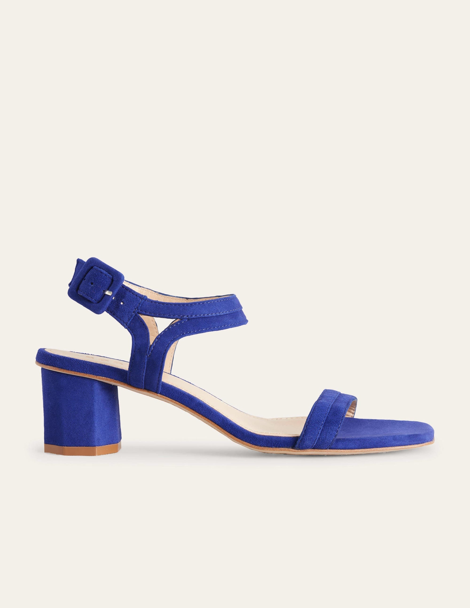 Block-Heel Sandals-Lapis Blue - Image 2