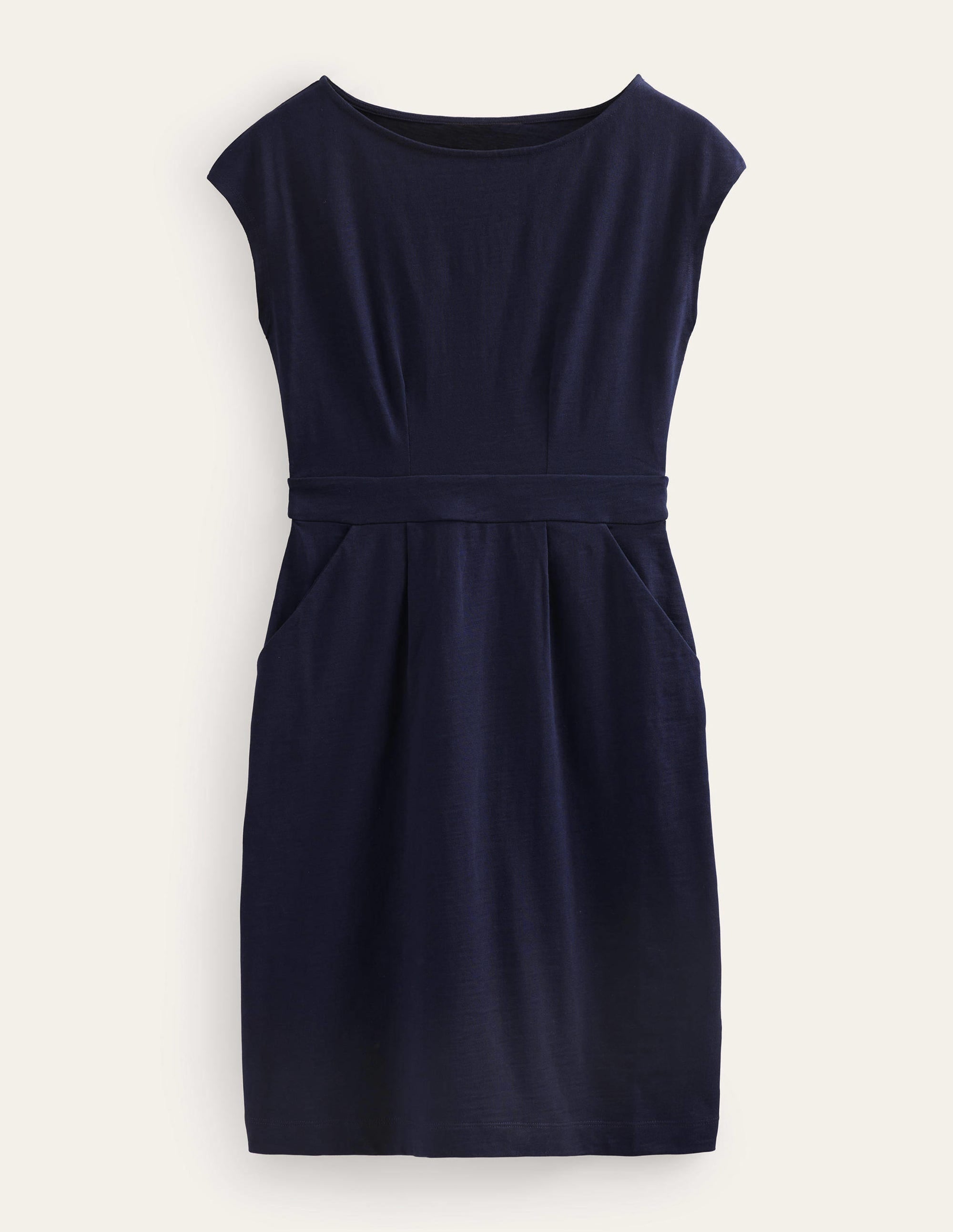 Florrie Jersey Dress-Navy - Image 6