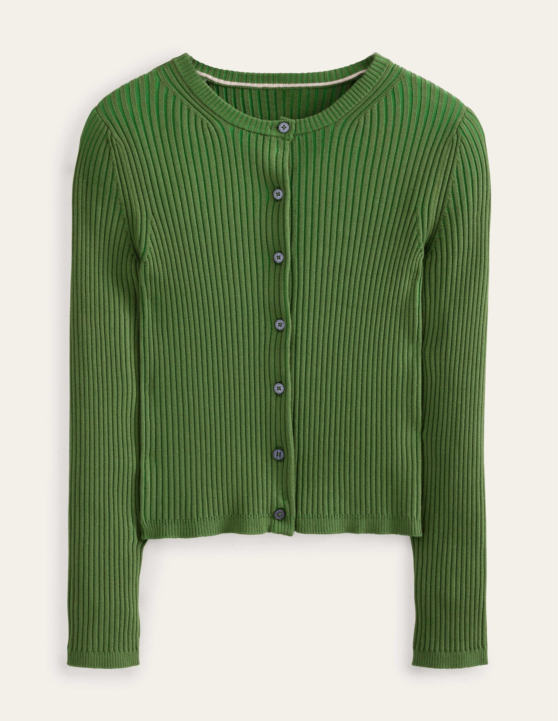 Ribbed Detail Cardigan-Park Ranger-2