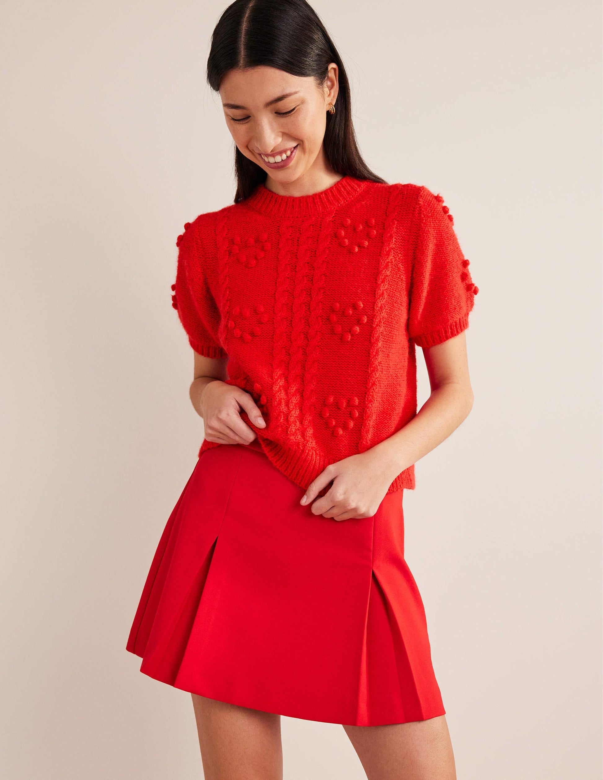 Fluffy Valentine Top-Strawberry Tart Red-4